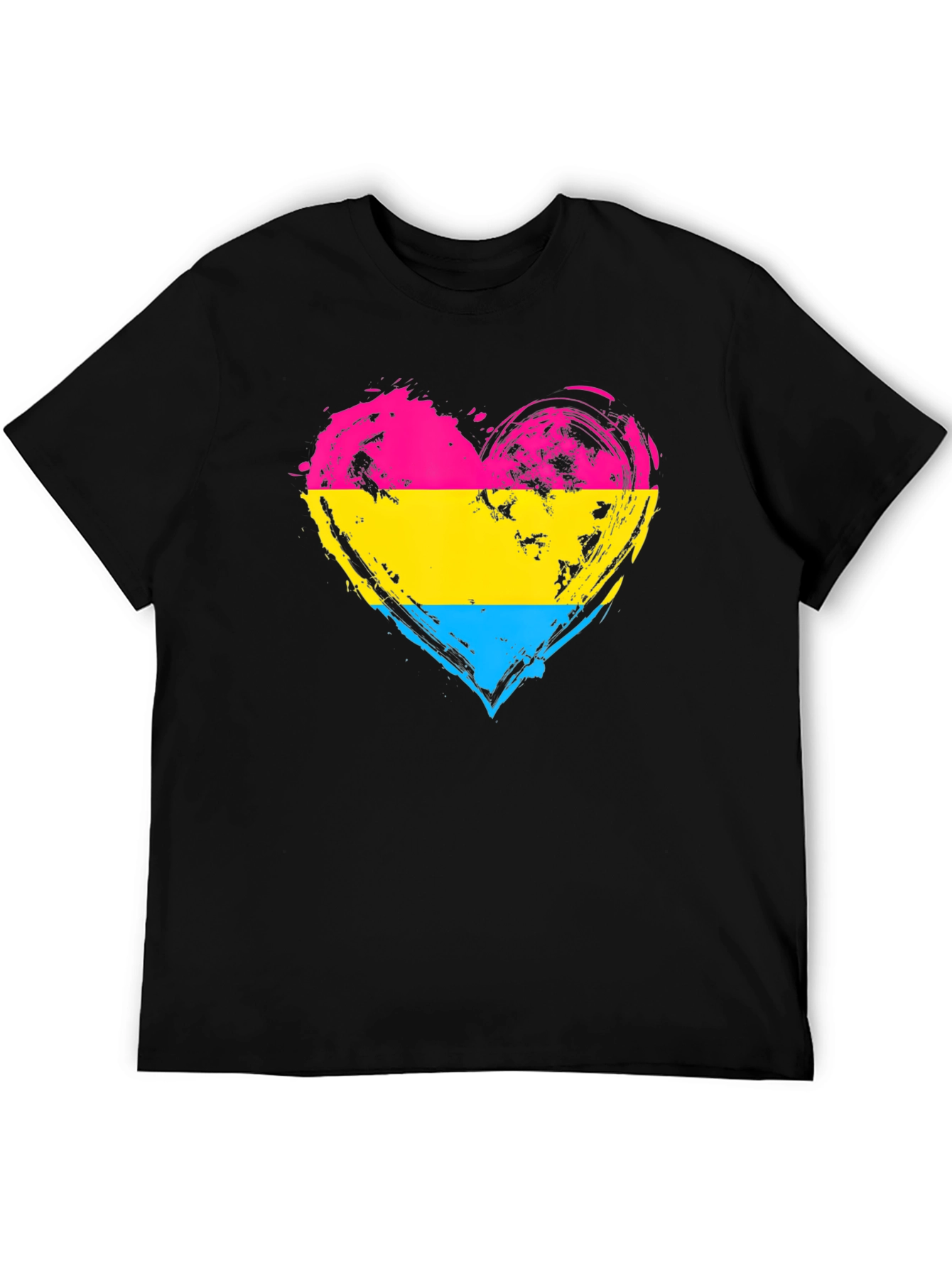Pansexual Pride Heart T-Shirt