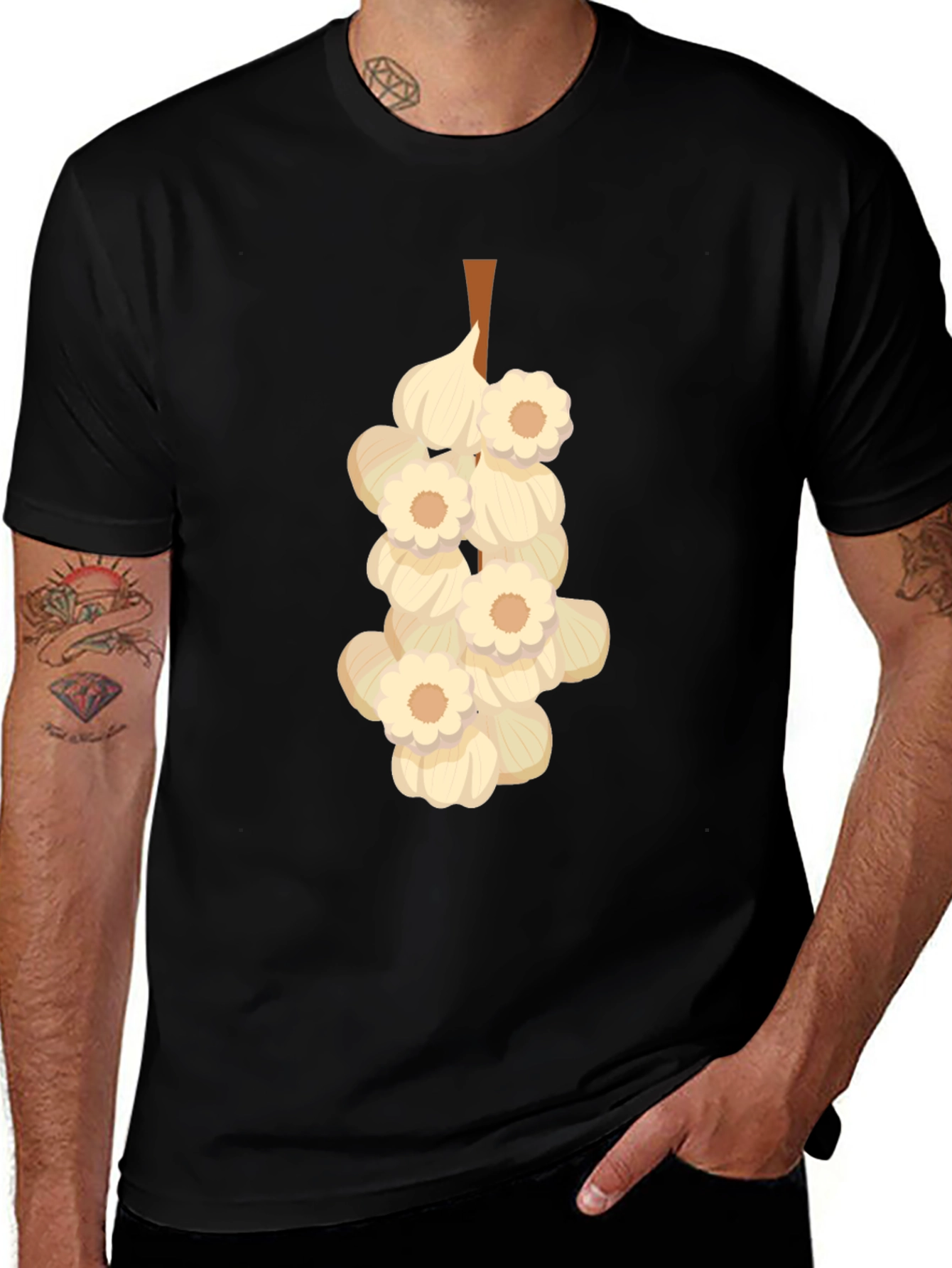 Garlic Lovers T-Shirt - Funny Foodie Tee