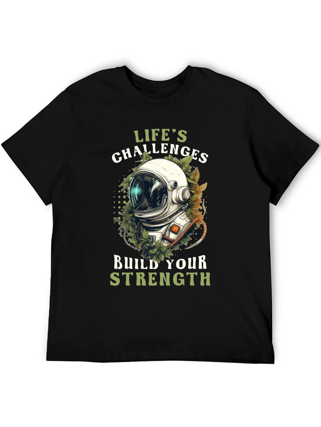 Lifes Challenges Astronaut Graphic Tee
