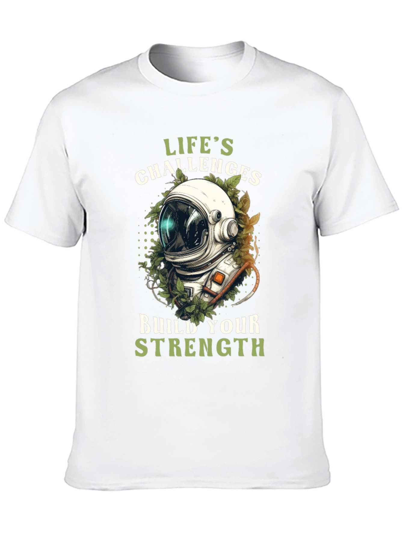 Lifes Challenges Astronaut Graphic Tee