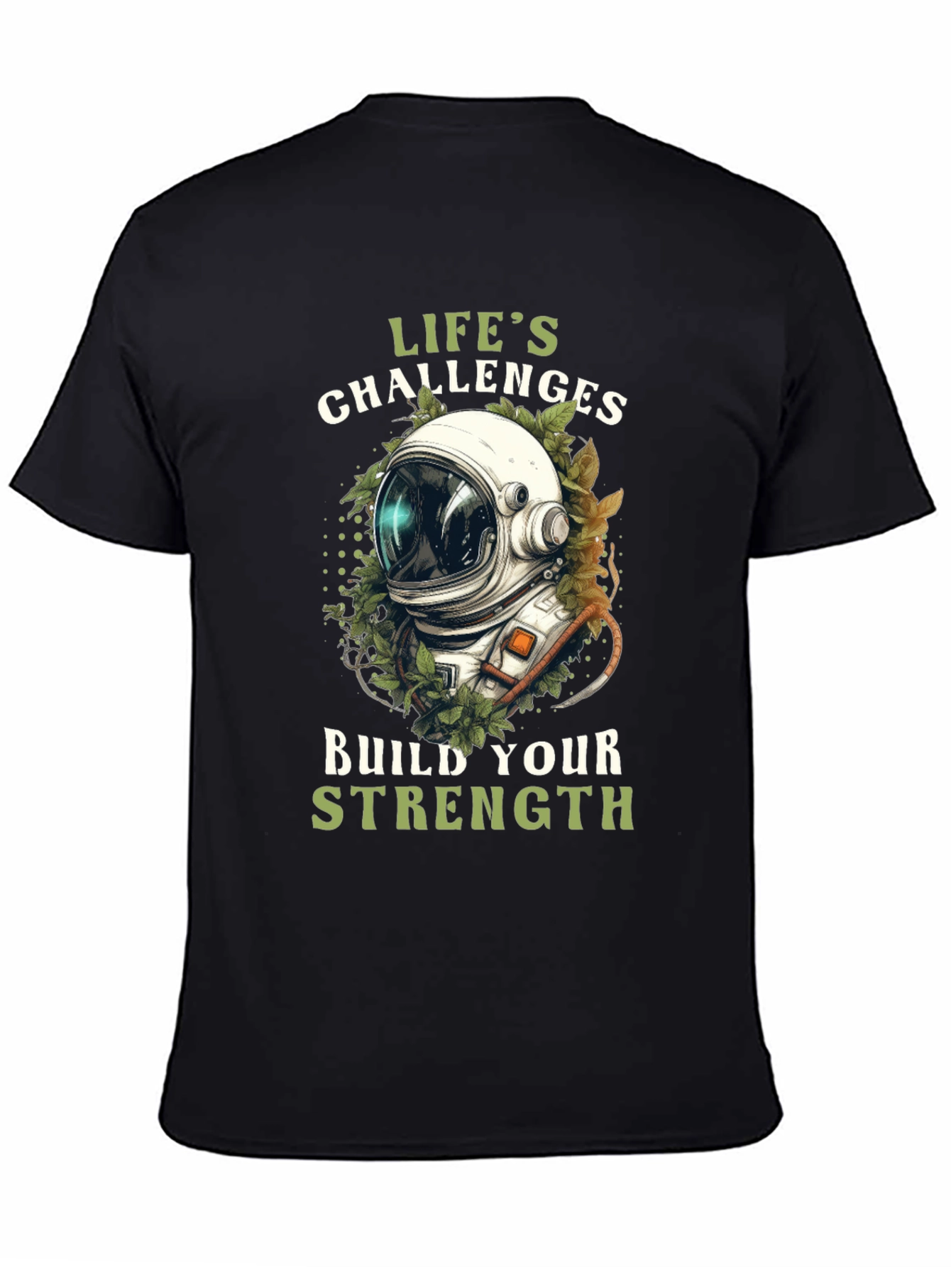 Lifes Challenges Astronaut Graphic Tee