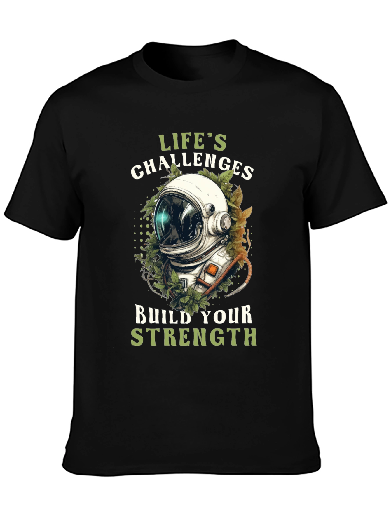 Lifes Challenges Astronaut Graphic Tee