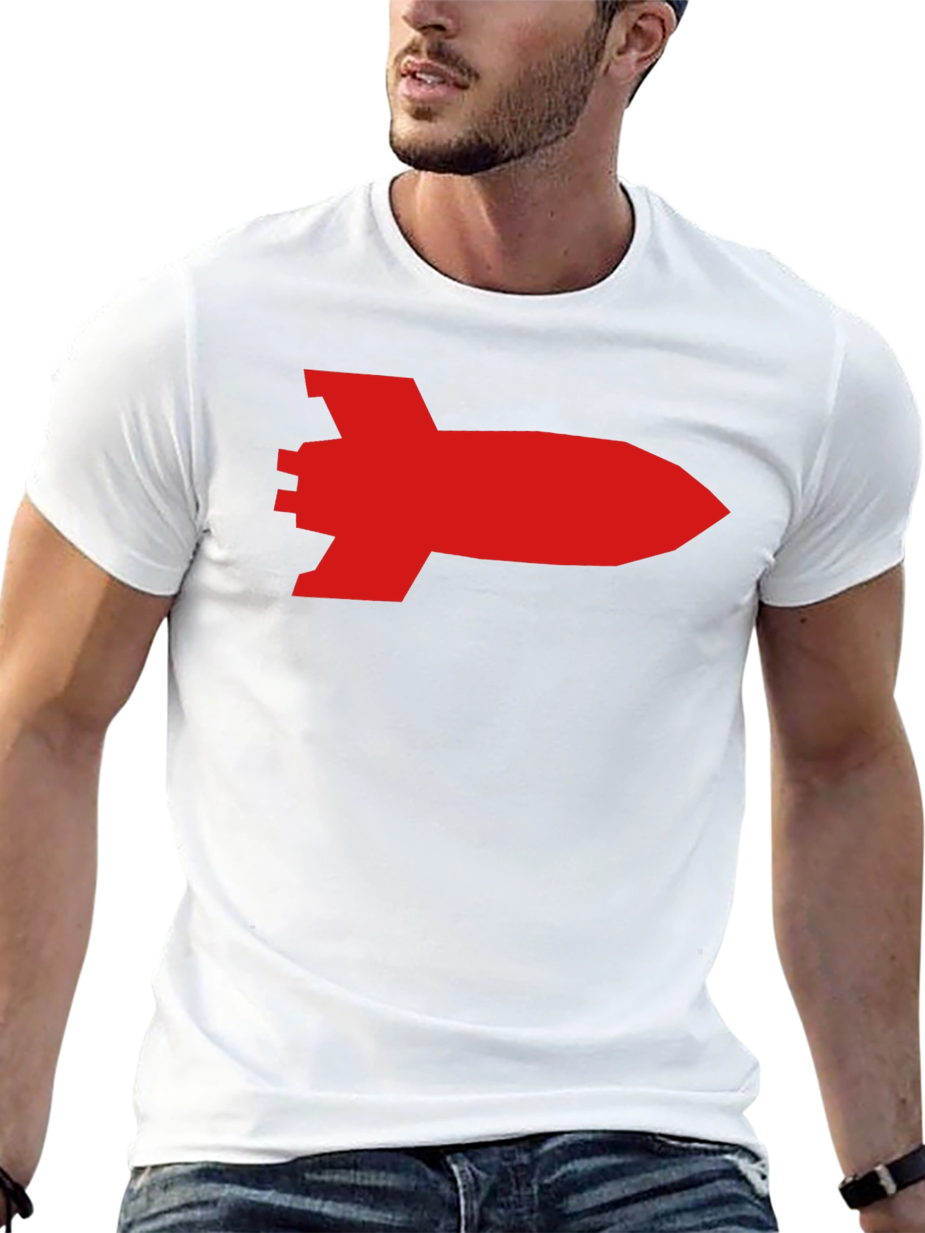 Red Rocket T-Shirt - Blast Off in Style!