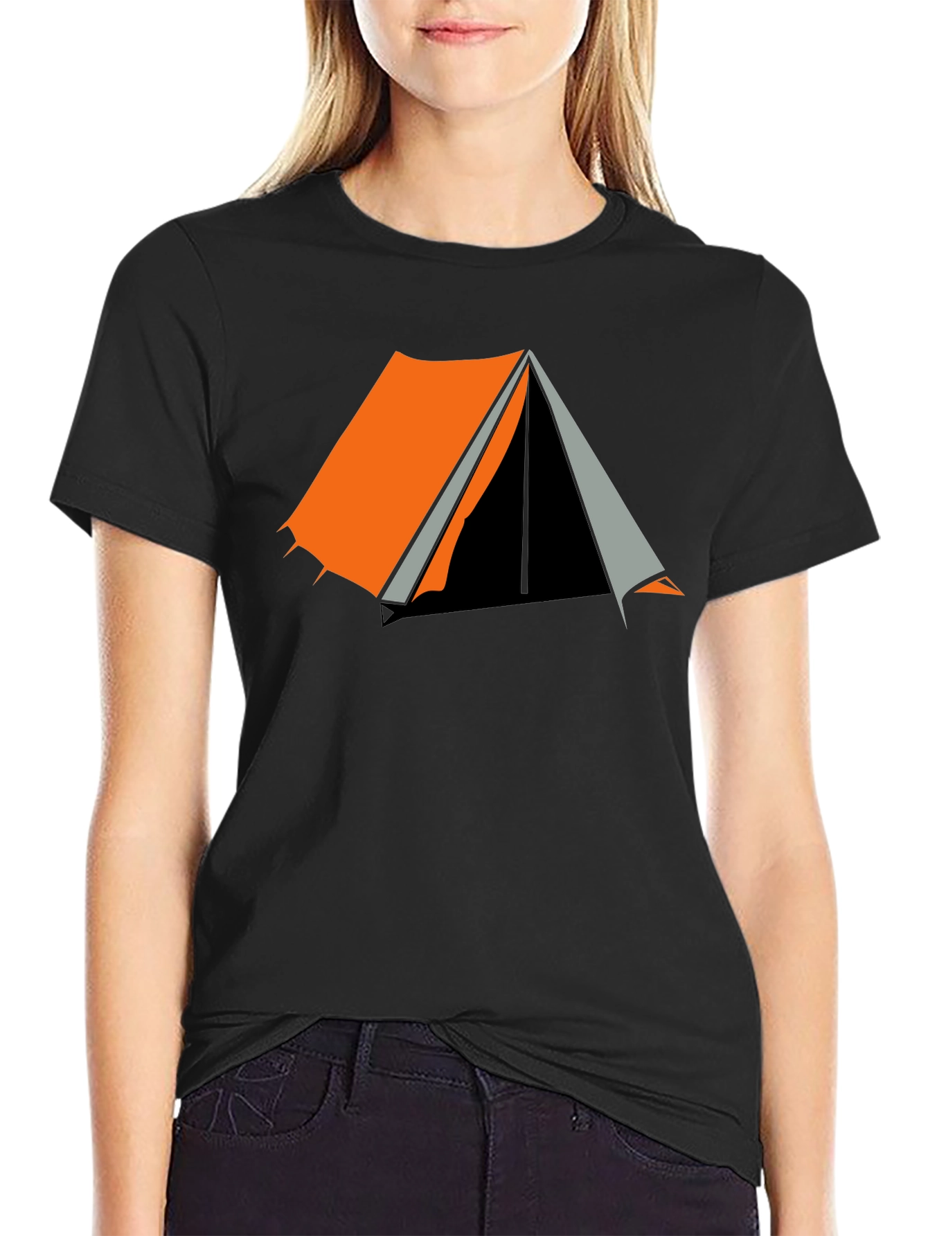 Camping Tent Graphic Tee - Outdoor Adventure Shirt