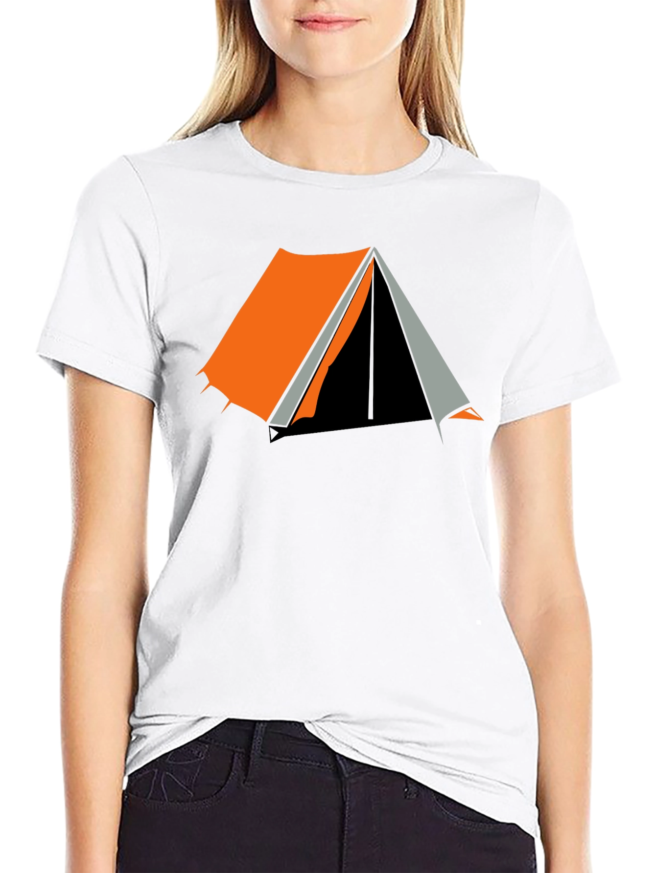 Camping Tent Graphic Tee - Outdoor Adventure Shirt