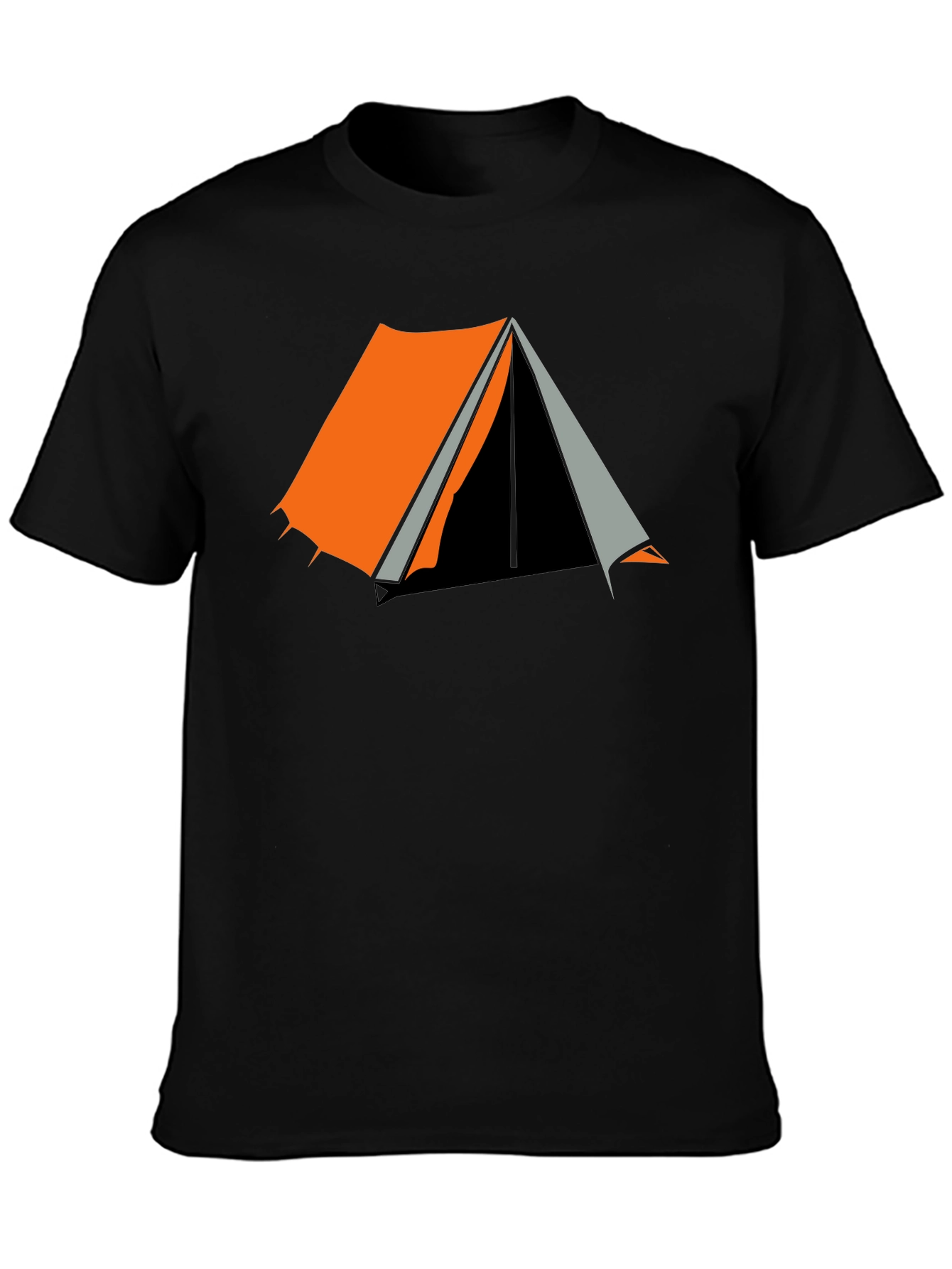 Camping Tent Graphic Tee - Outdoor Adventure Shirt