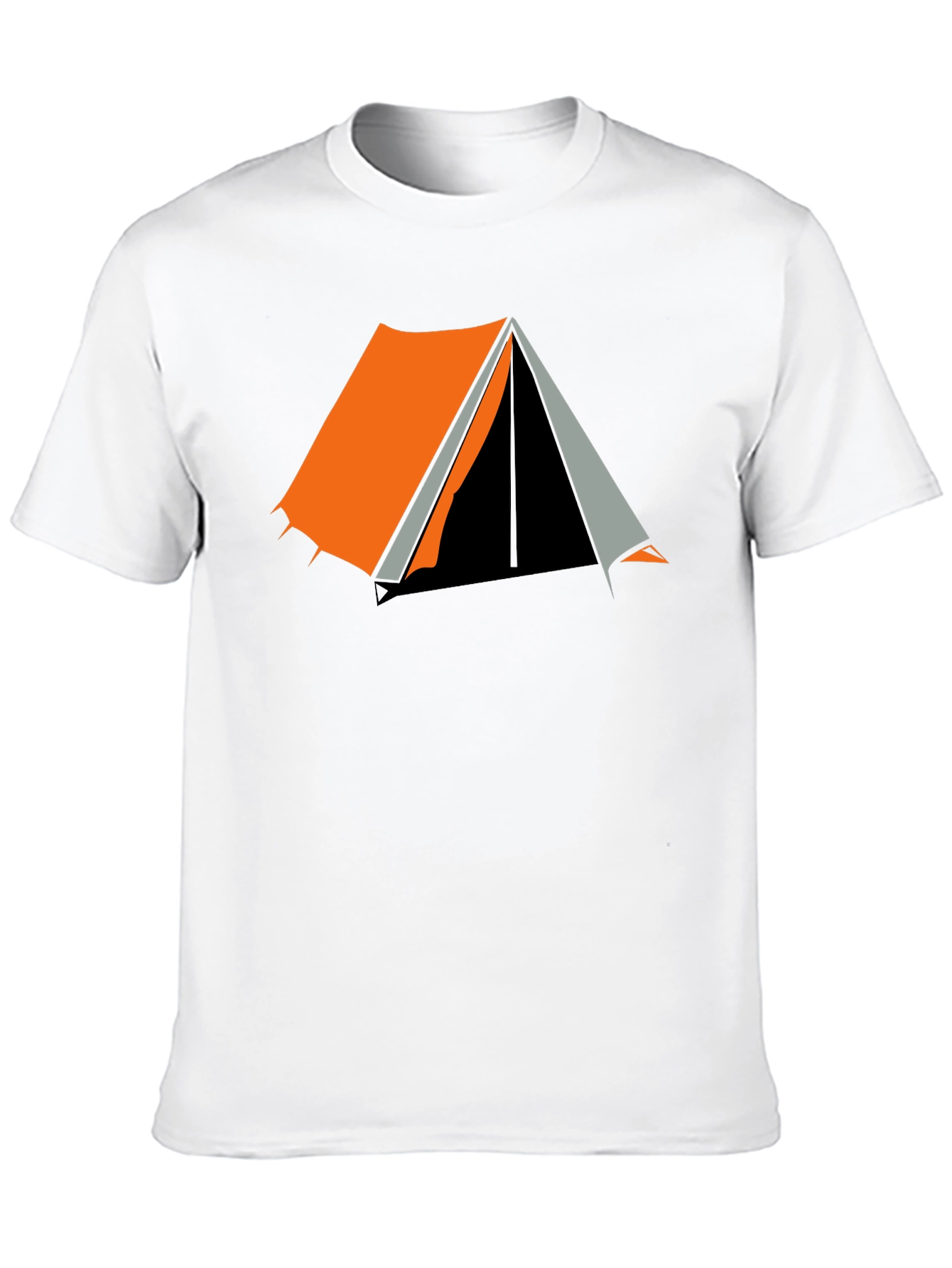 Camping Tent Graphic Tee - Outdoor Adventure Shirt