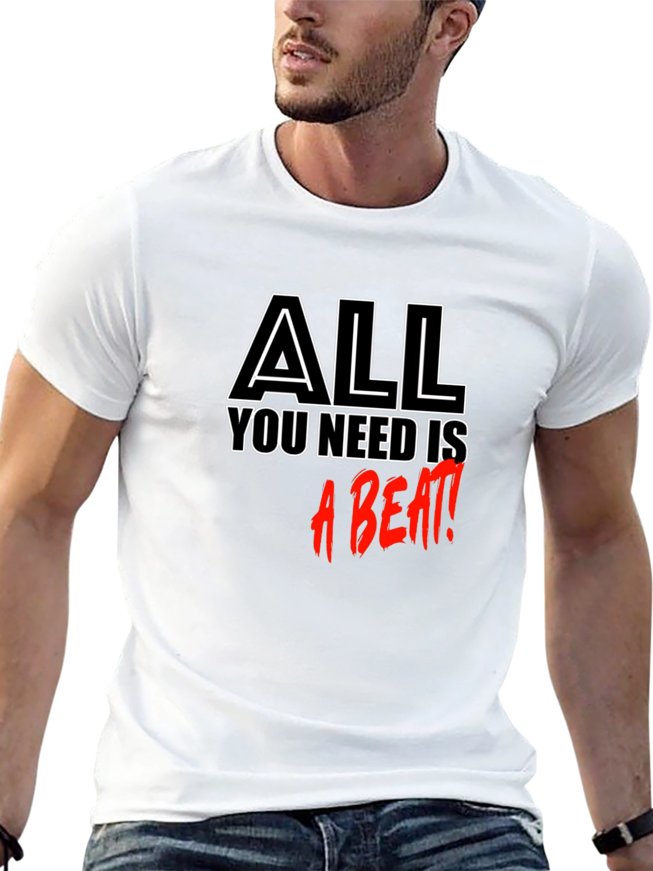 All You Need is a Beat Black T-Shirt