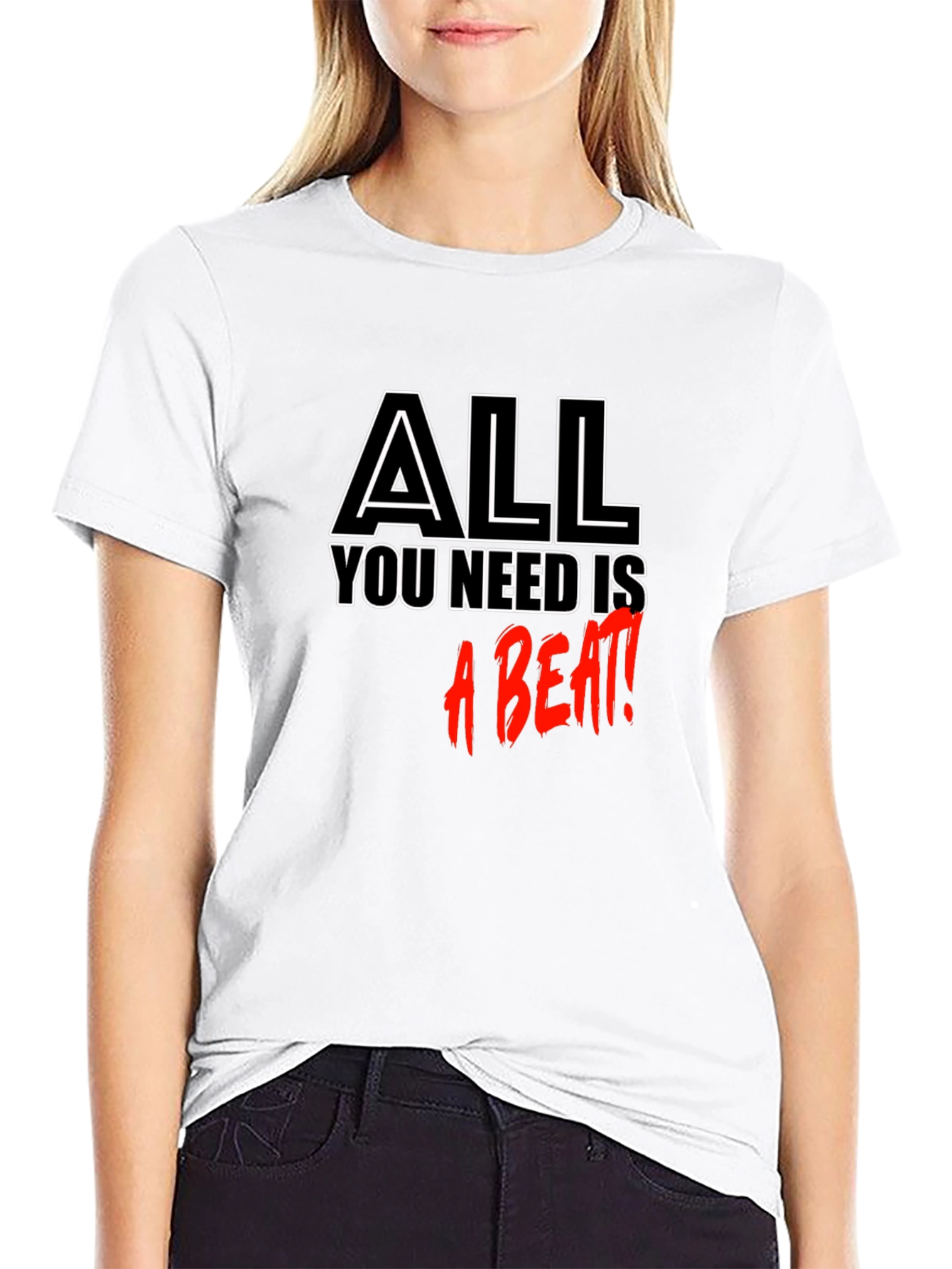 All You Need is a Beat Black T-Shirt