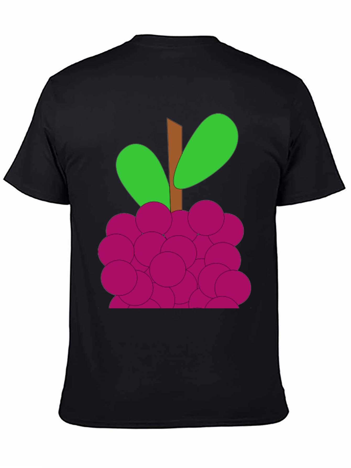 Grapes Graphic Tee - Fun Fruit Design