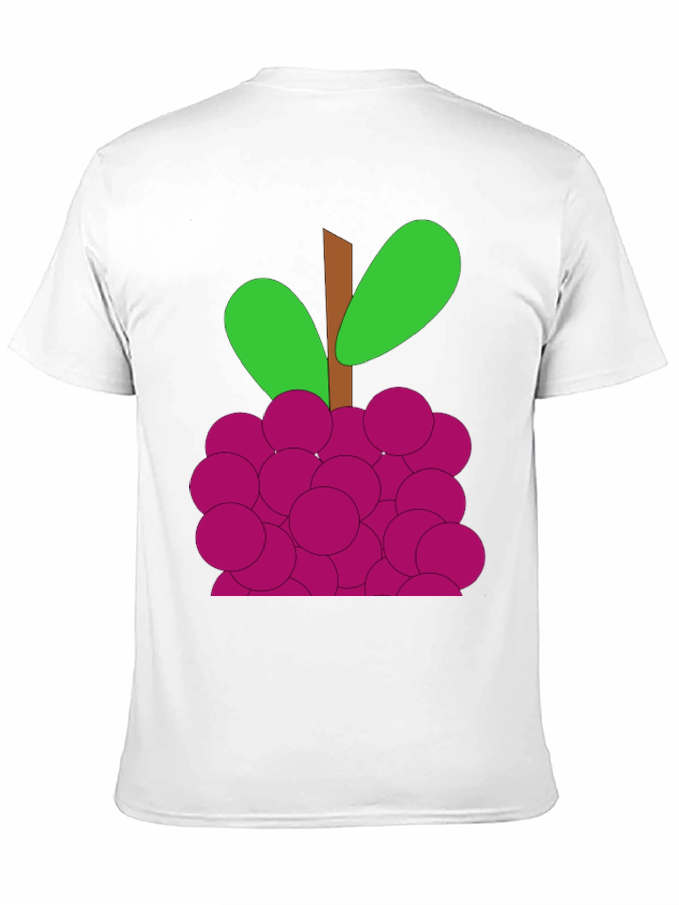Grapes Graphic Tee - Fun Fruit Design