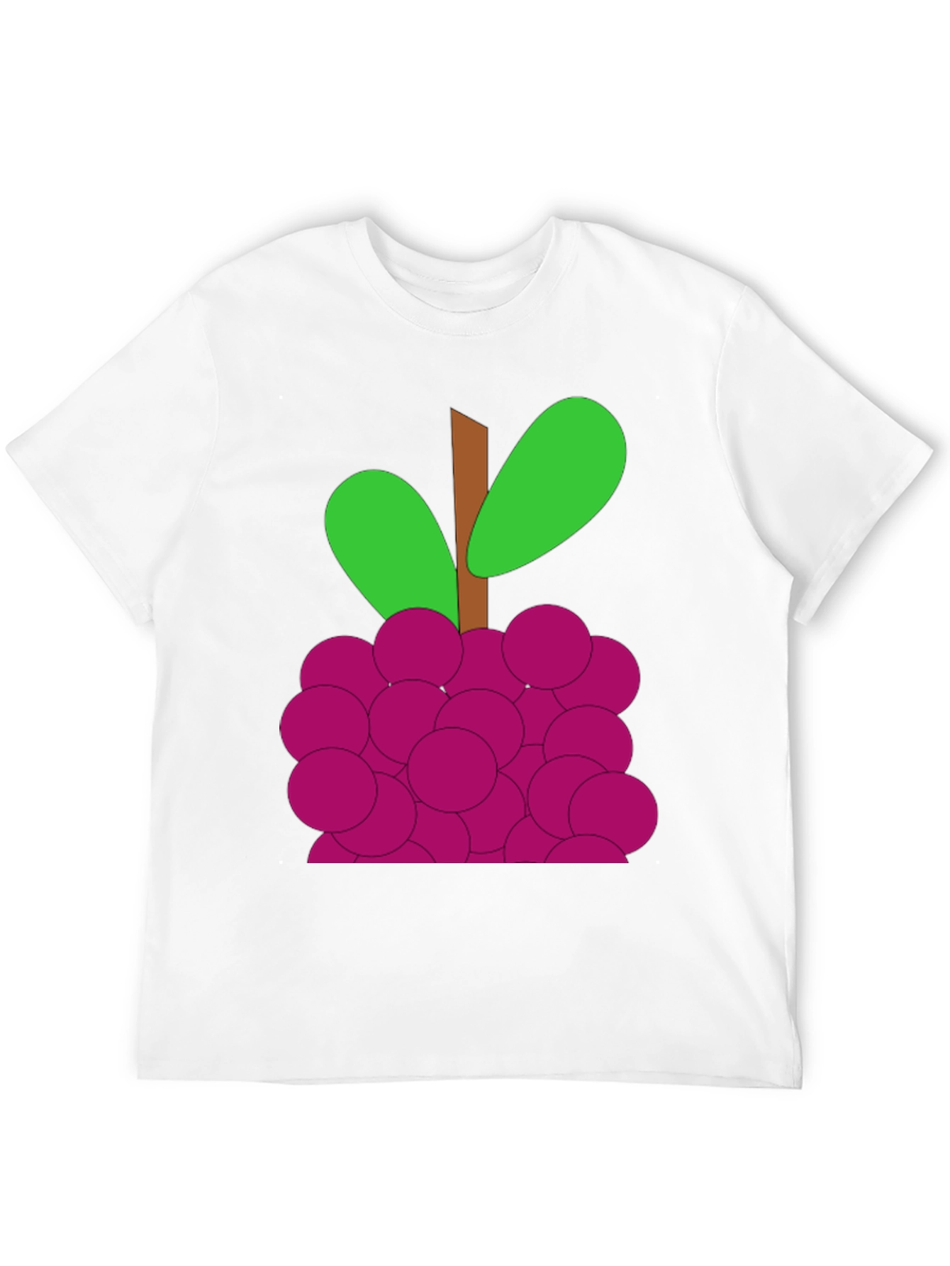 Grapes Graphic Tee - Fun Fruit Design