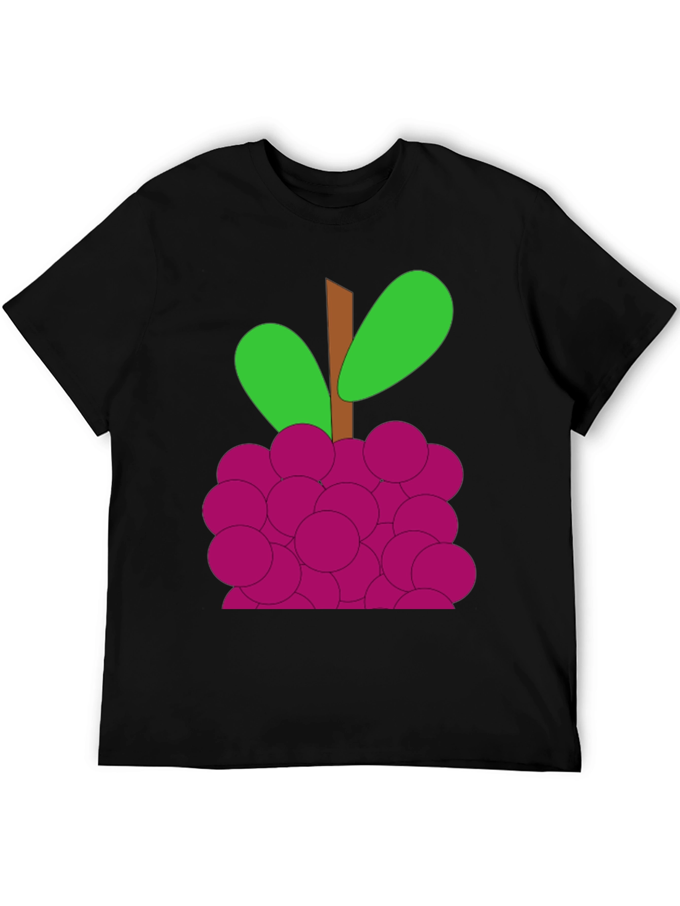 Grapes Graphic Tee - Fun Fruit Design
