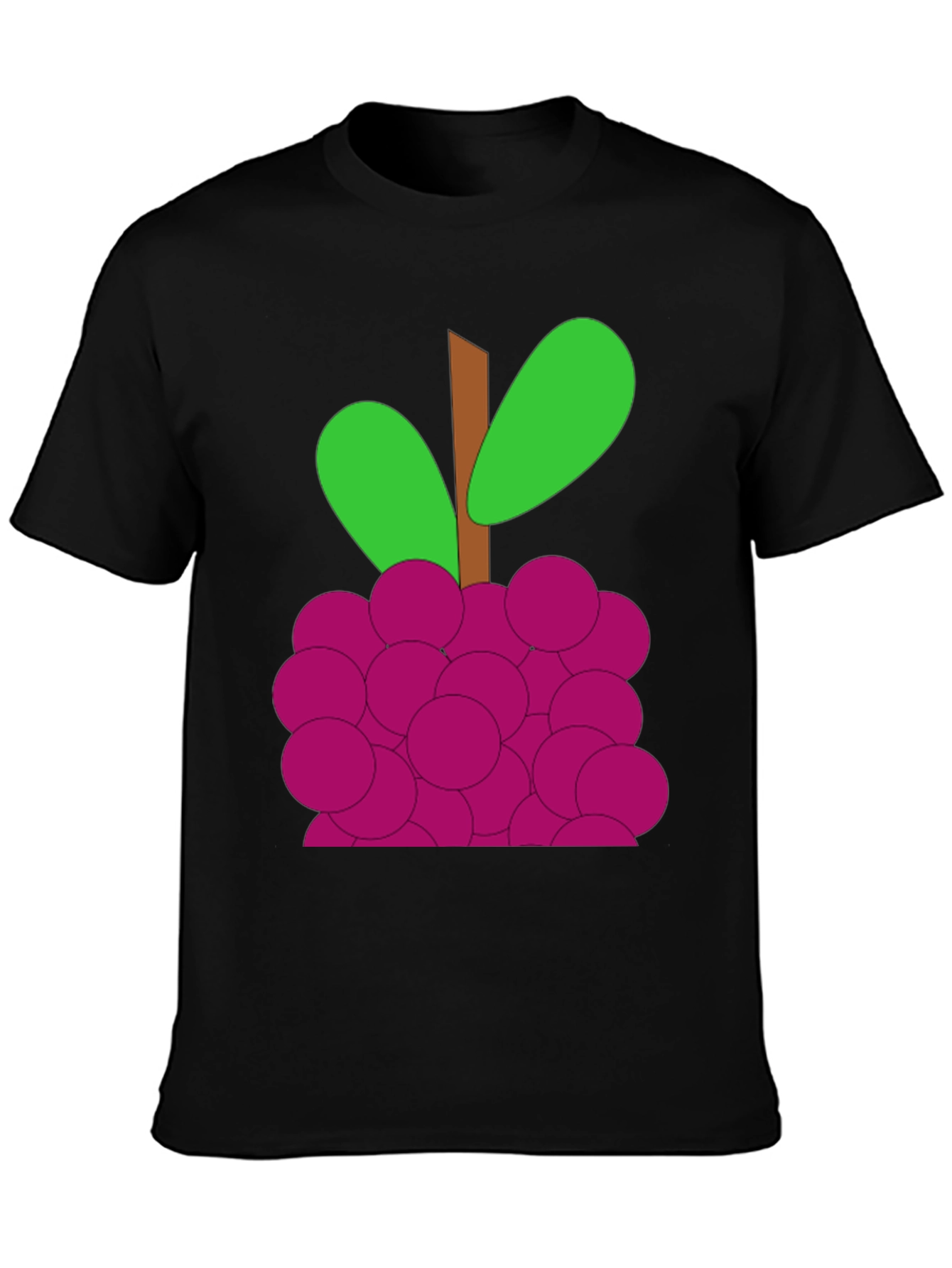 Grapes Graphic Tee - Fun Fruit Design