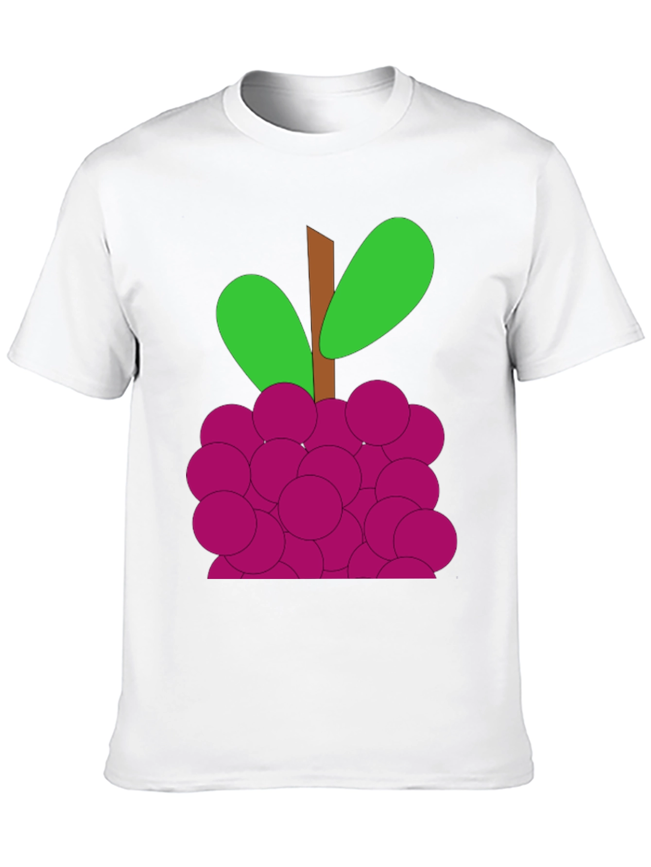 Grapes Graphic Tee - Fun Fruit Design