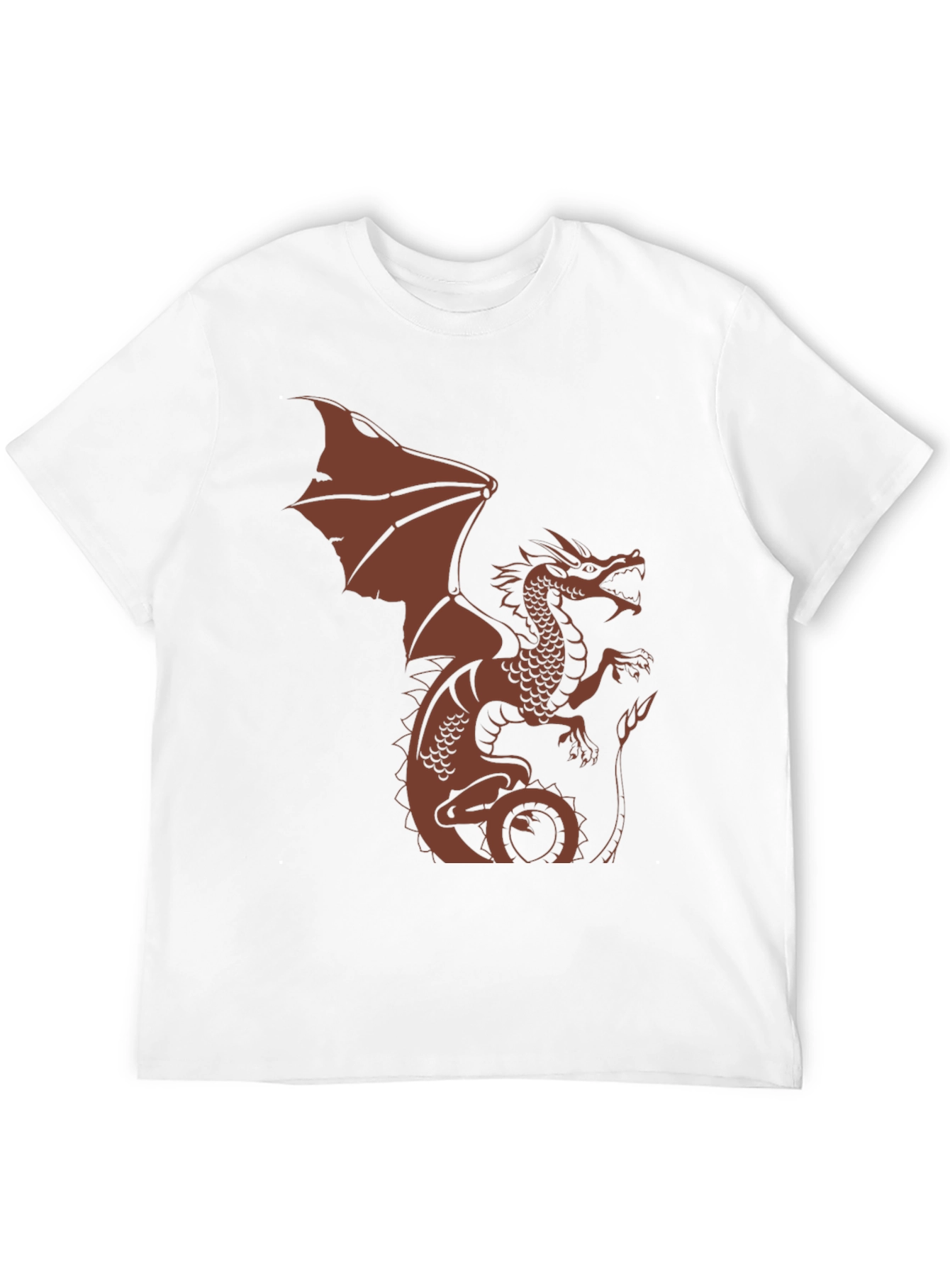 Dragon Graphic Tee - Black Cotton Blend