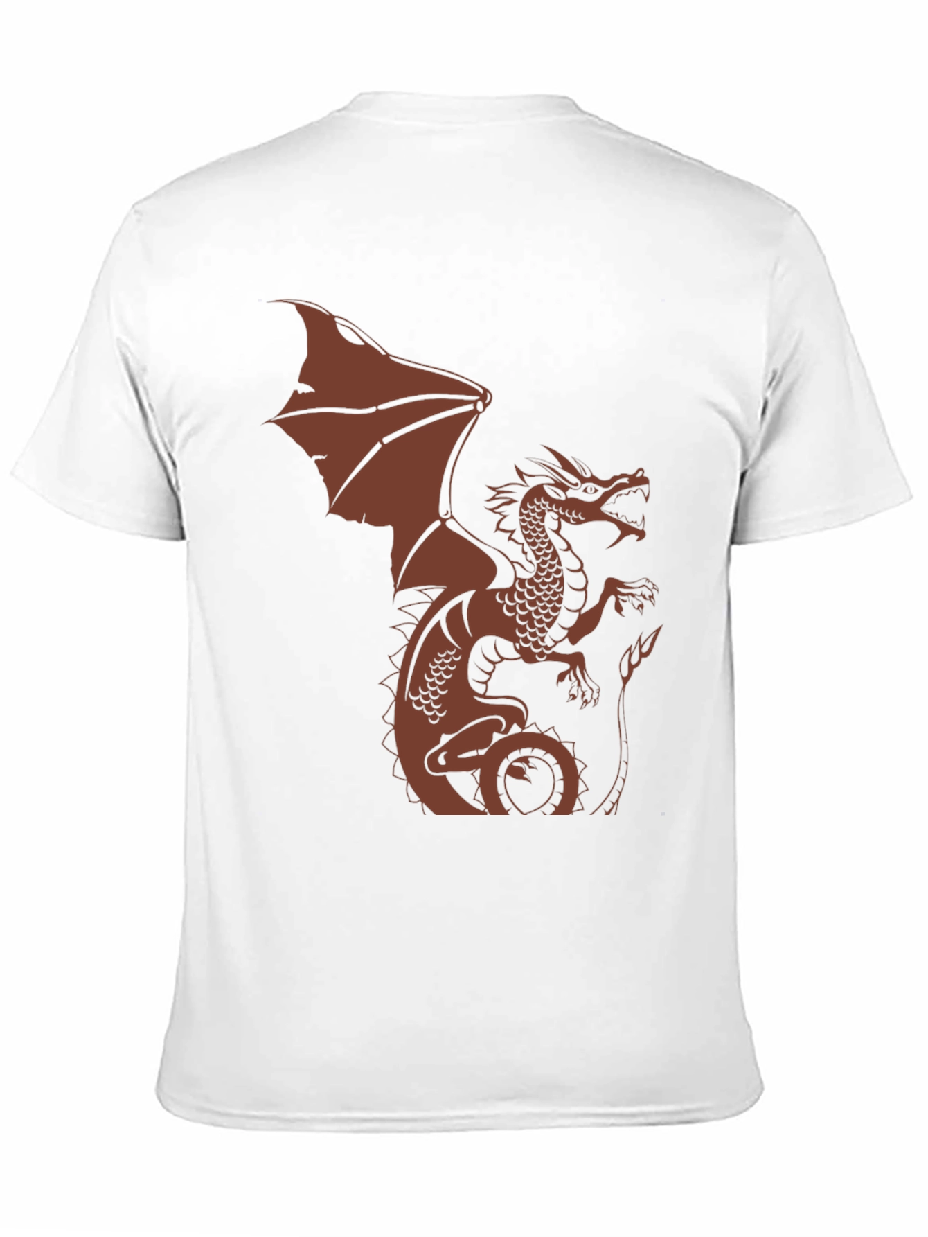 Dragon Graphic Tee - Black Cotton Blend