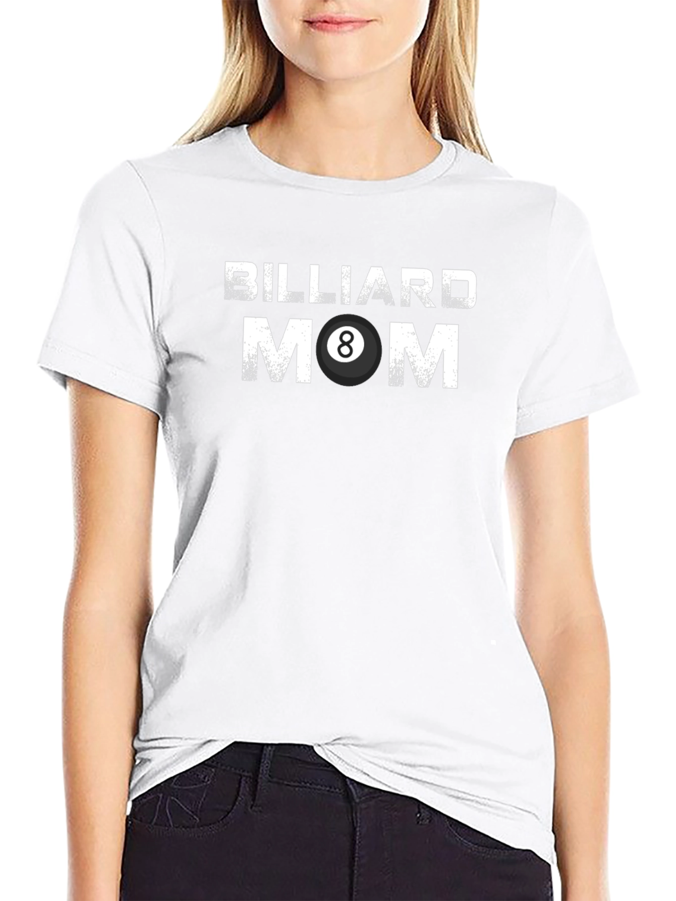 Billiard Mom Graphic T-Shirt - Black