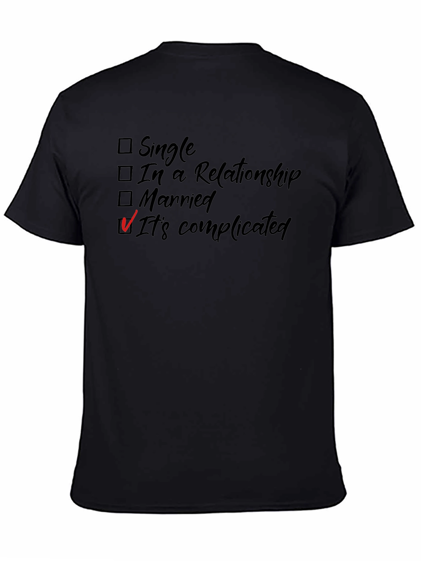 Its Complicated T-Shirt - Funny Relationship Status Tee