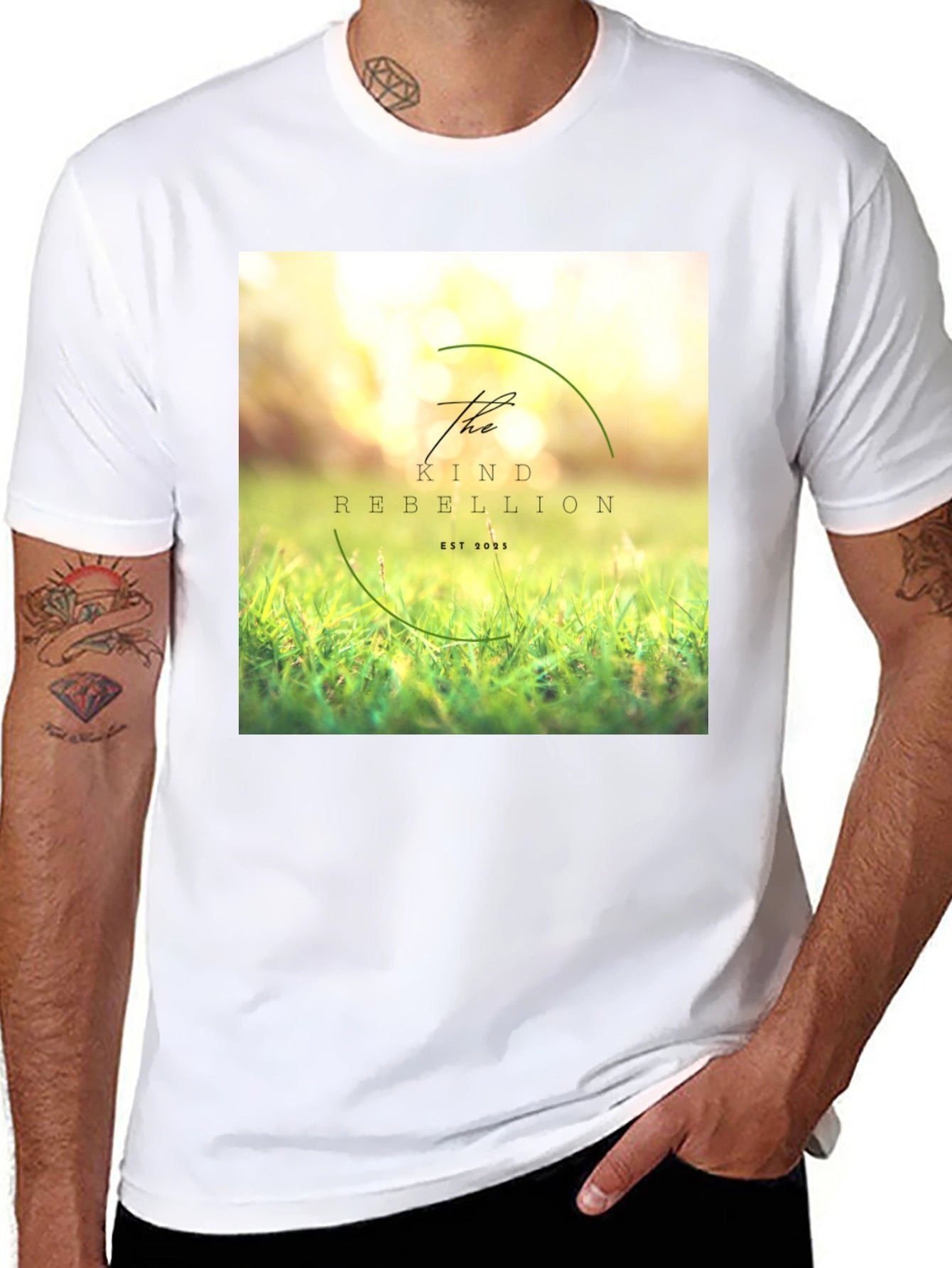 The Kind Rebellion Black T-Shirt - Stylish Casual Wear