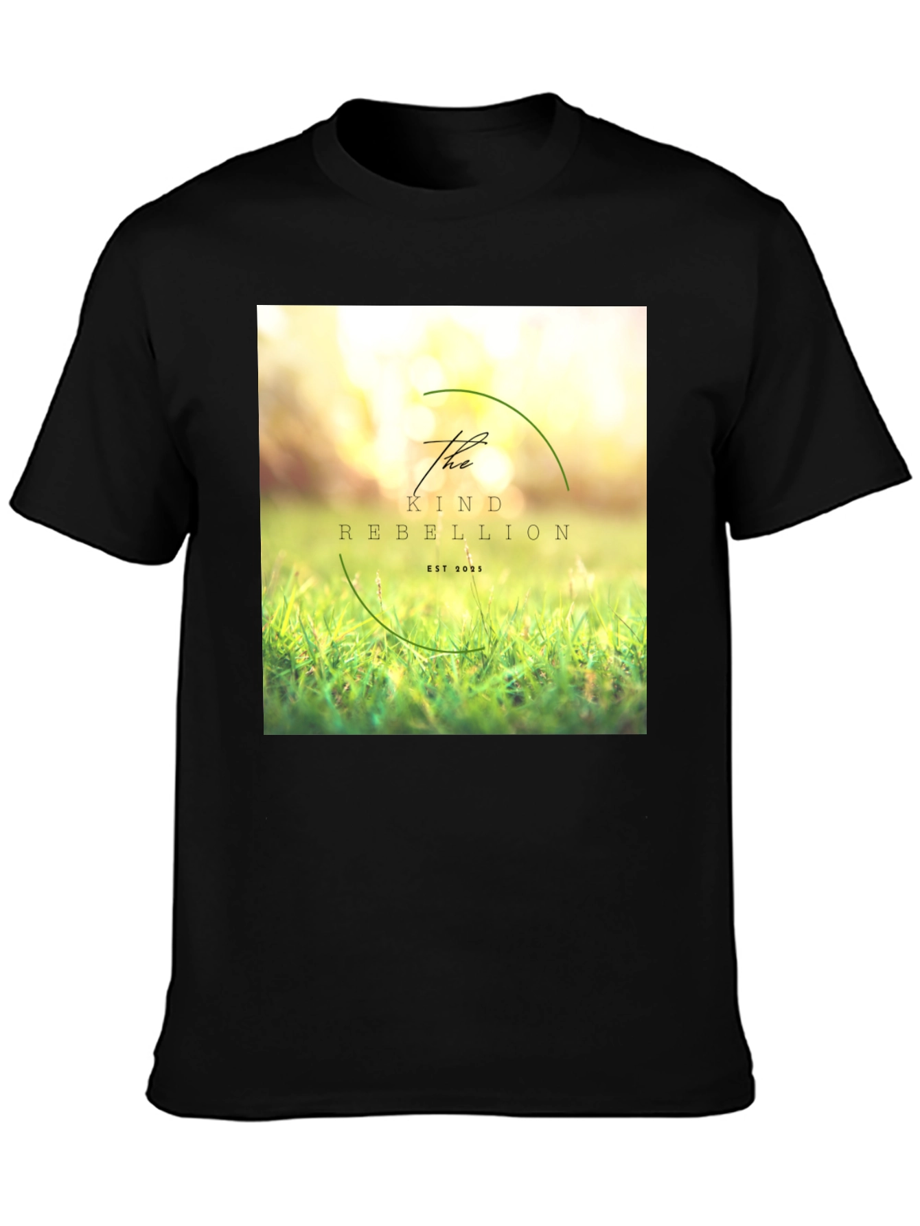 The Kind Rebellion Black T-Shirt - Stylish Casual Wear