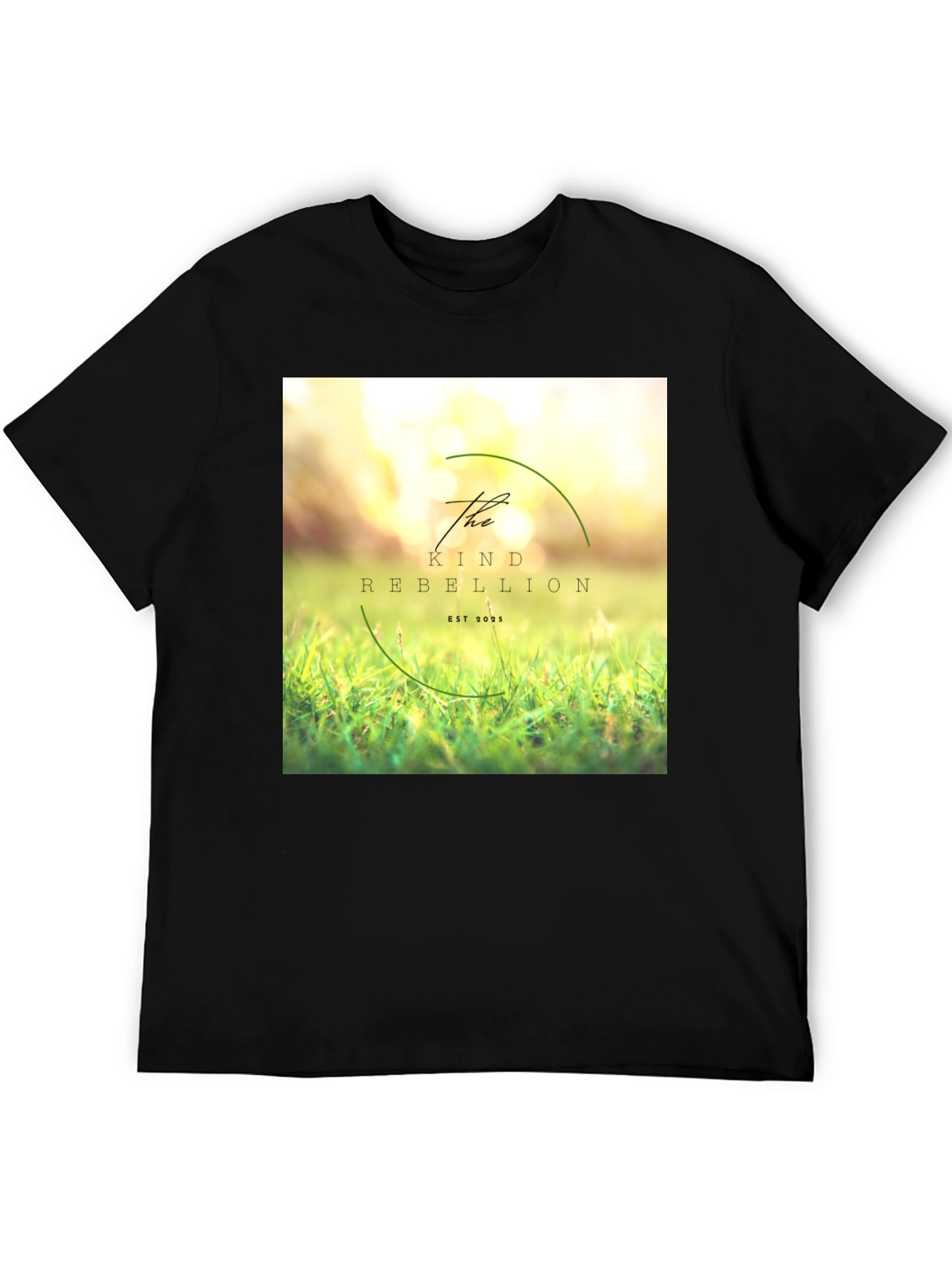 The Kind Rebellion Black T-Shirt - Stylish Casual Wear