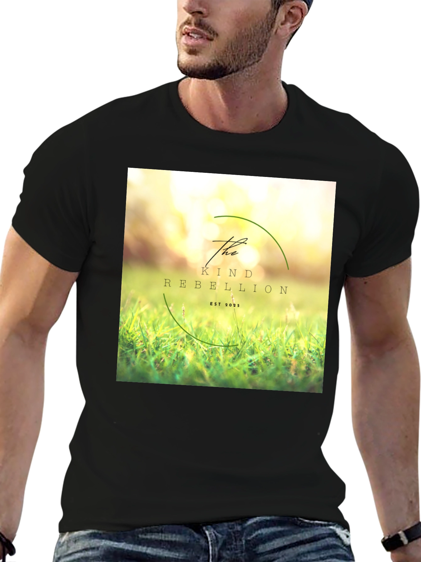 The Kind Rebellion Black T-Shirt - Stylish Casual Wear