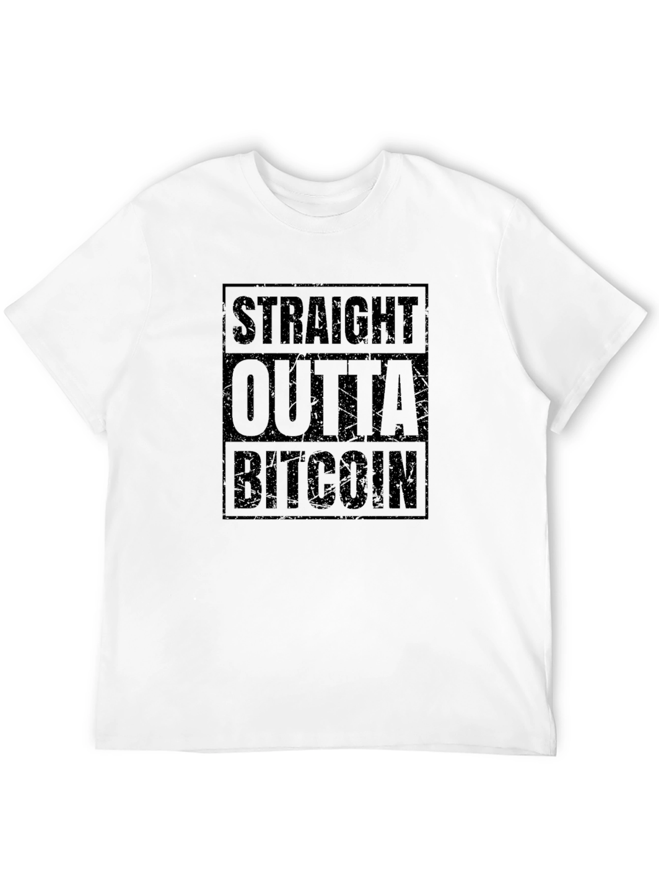 Straight Outta Bitcoin Graphic Tee