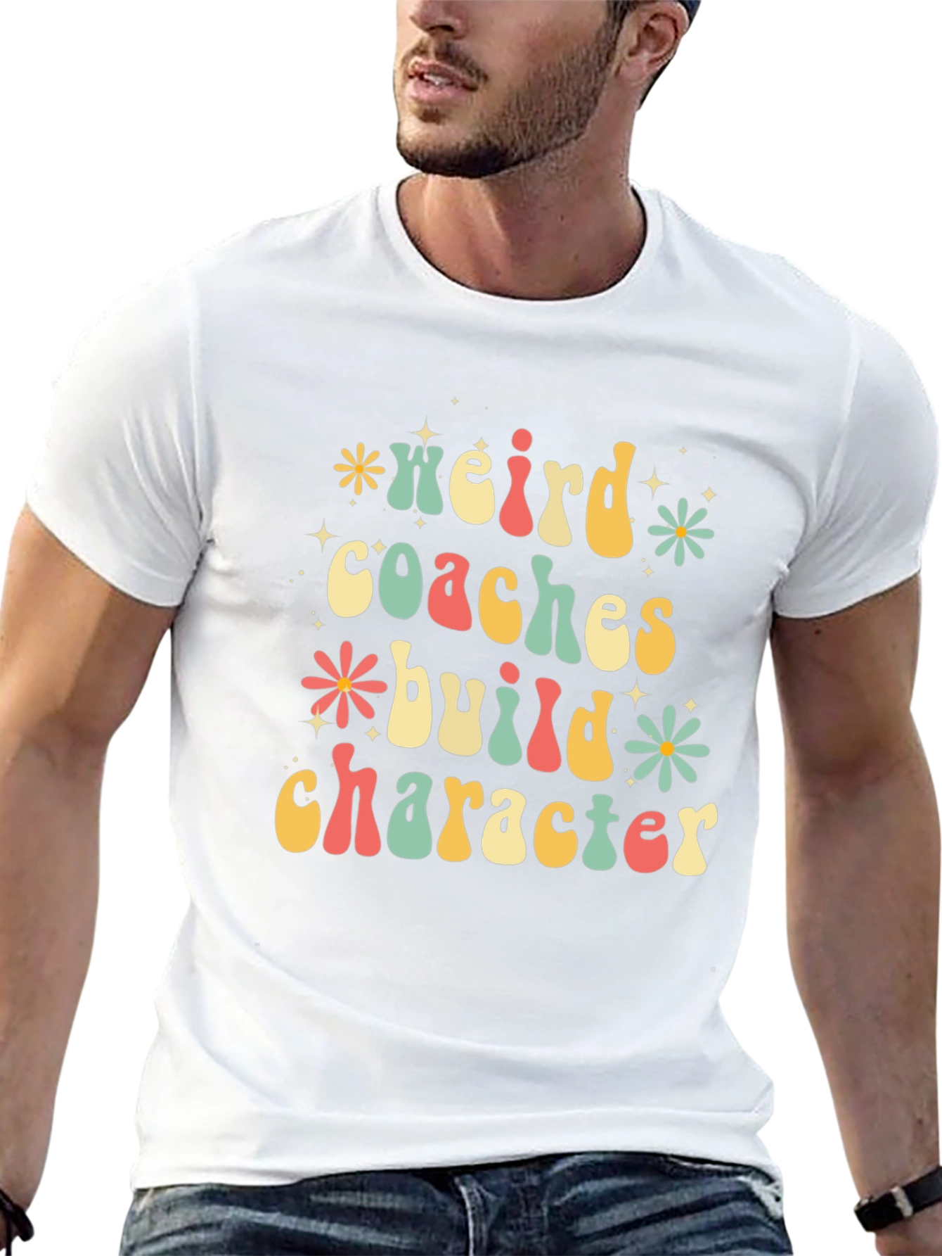 Weird Coaches Build Character Graphic Tee