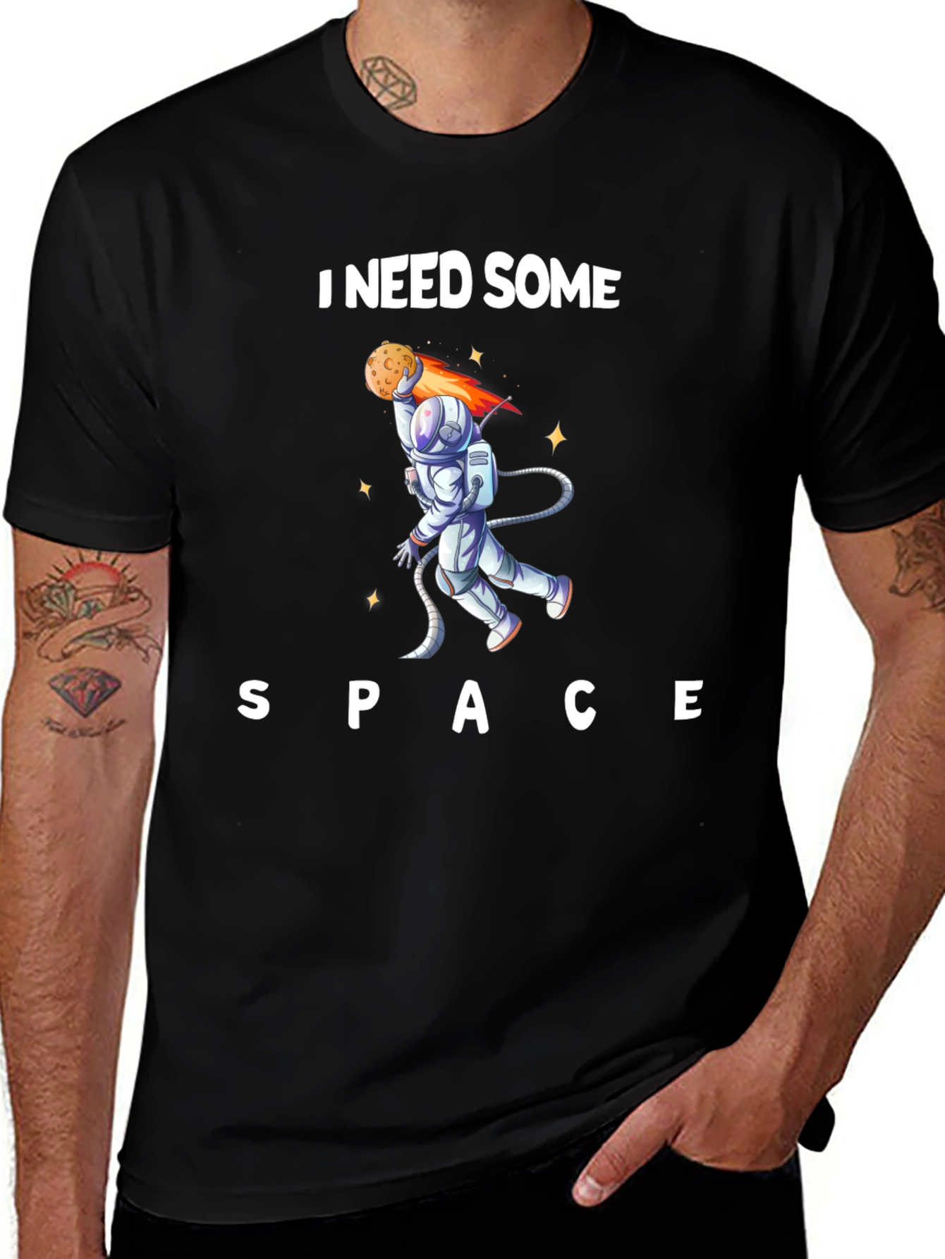 I Need Some Space T-Shirt - Astronaut Design