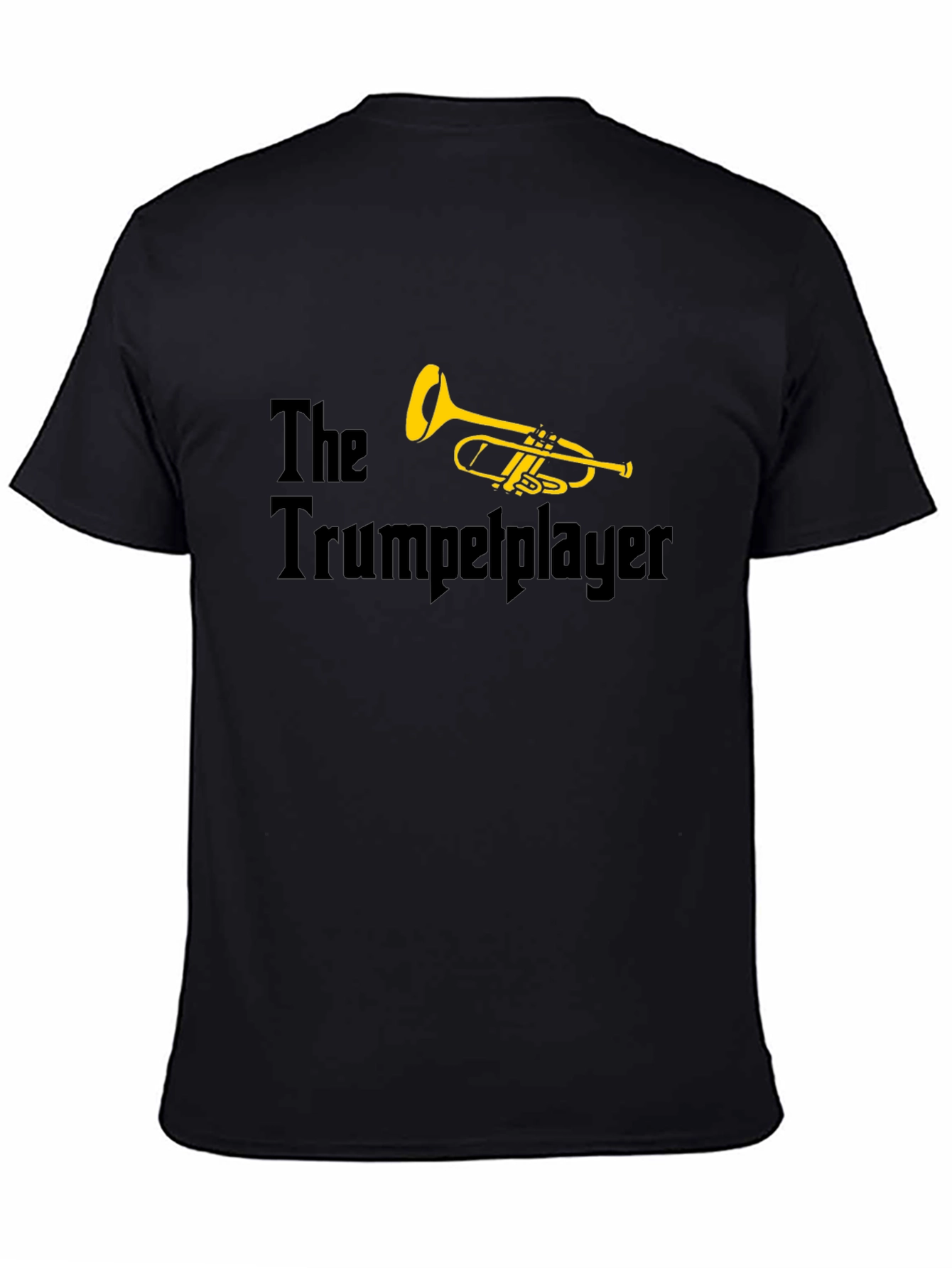 The Trumpet Player Black T-Shirt