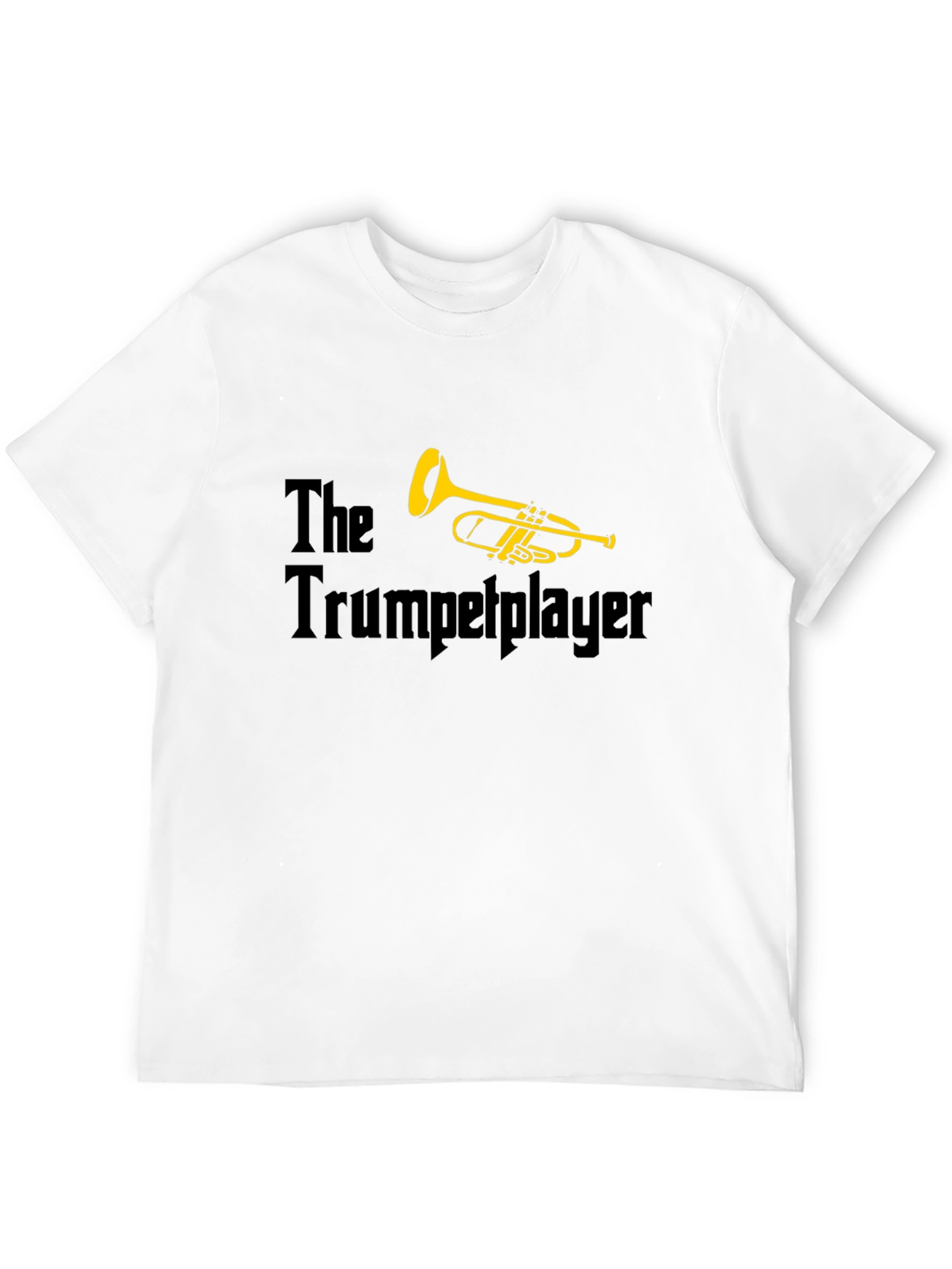 The Trumpet Player Black T-Shirt