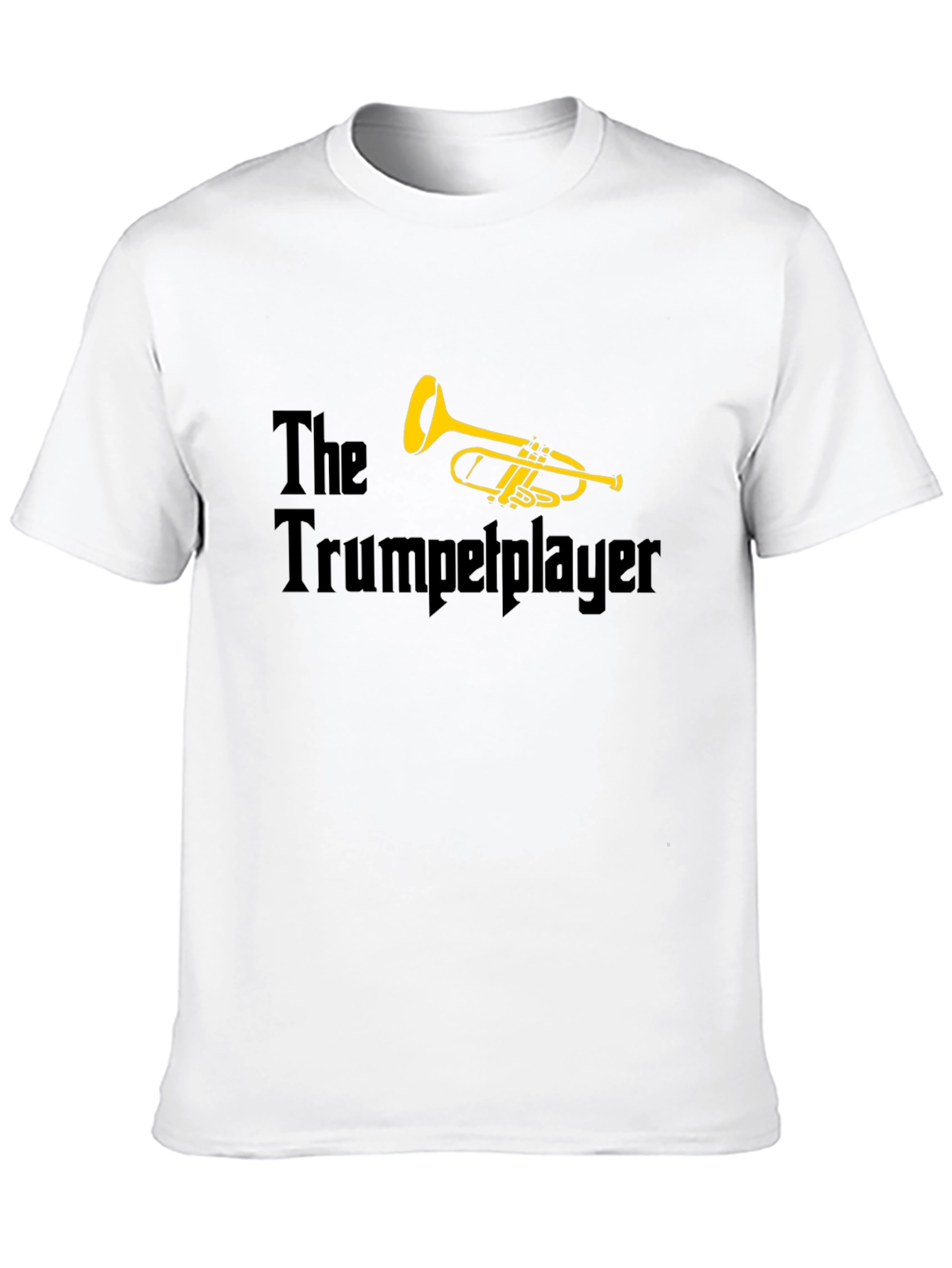 The Trumpet Player Black T-Shirt