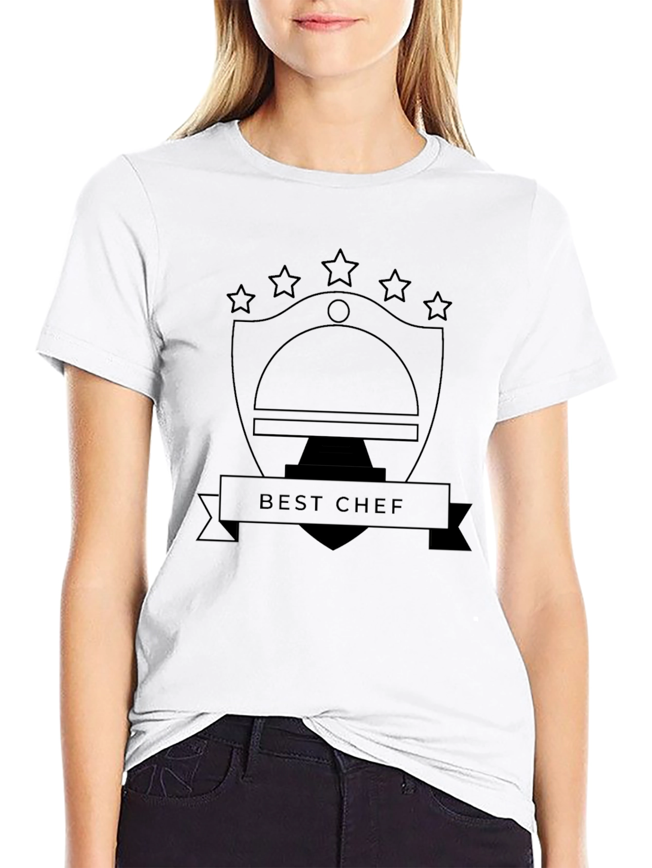 Best Chef Graphic Black T-Shirt
