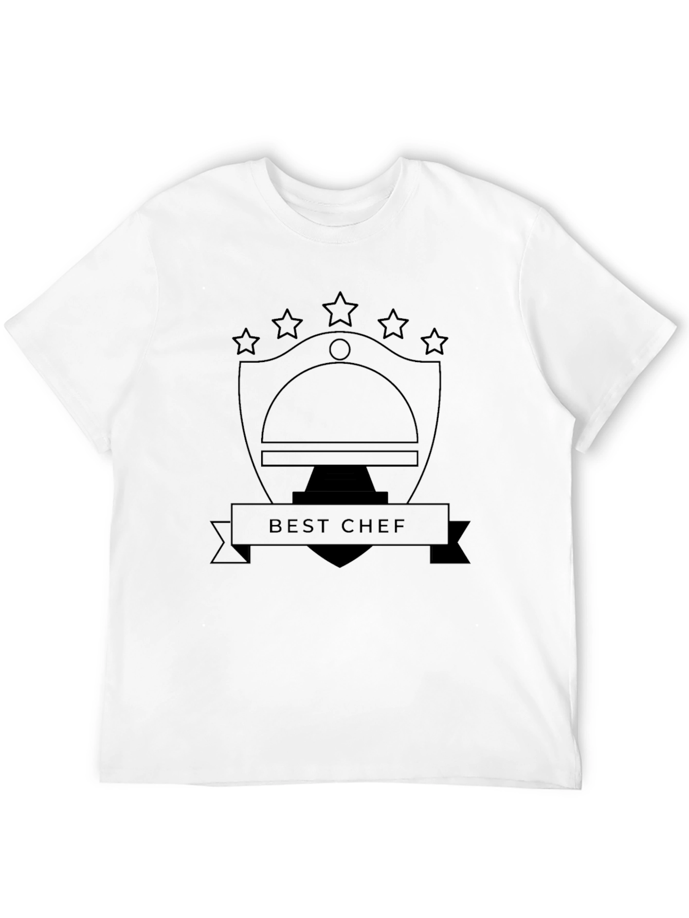 Best Chef Graphic Black T-Shirt