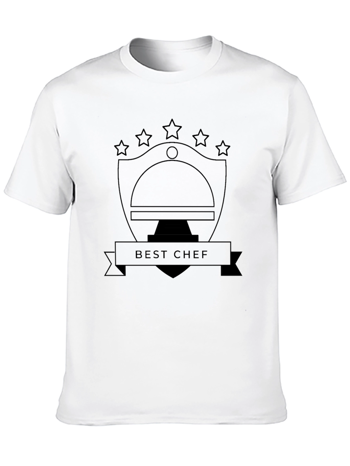 Best Chef Graphic Black T-Shirt