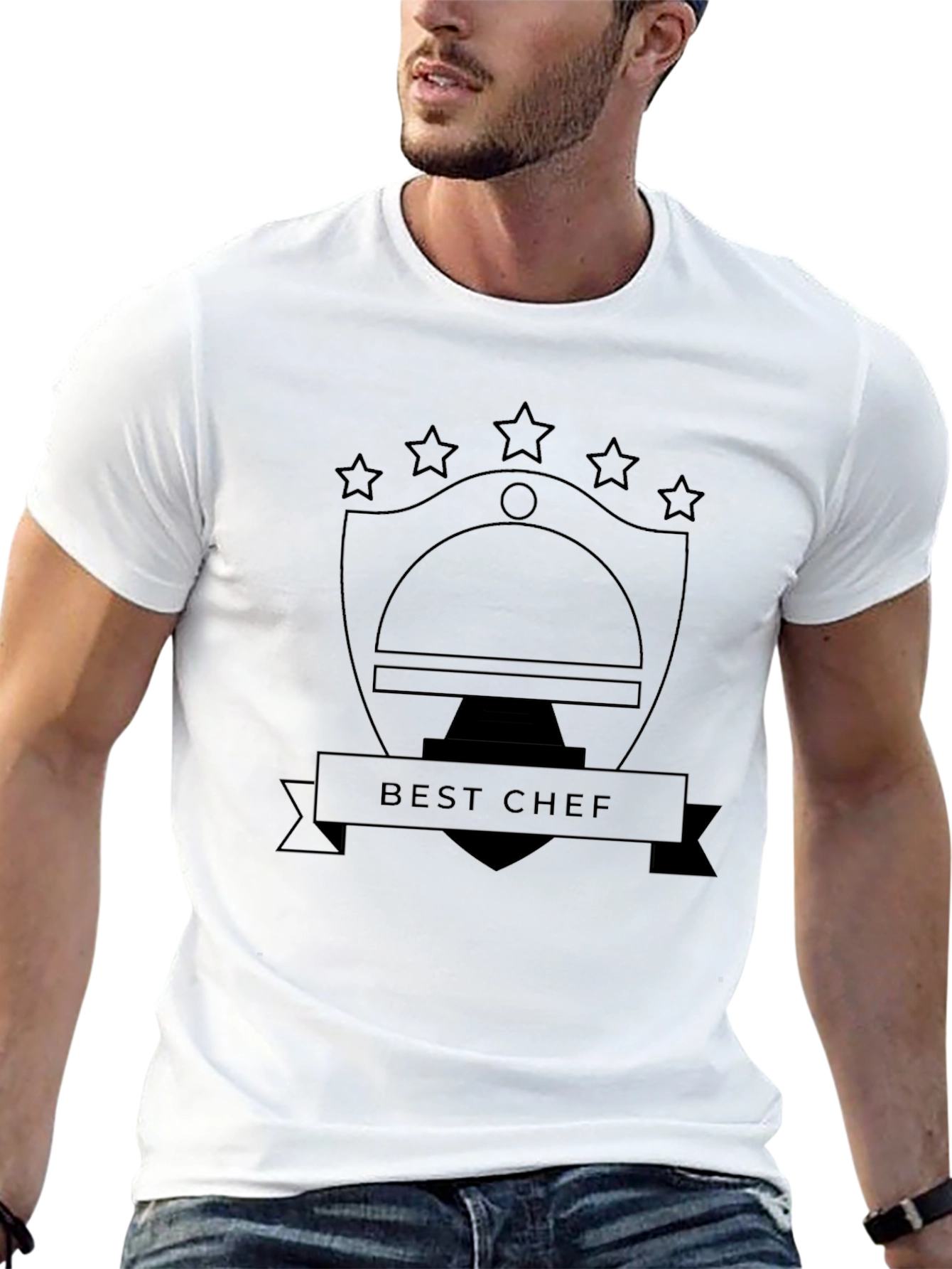 Best Chef Graphic Black T-Shirt