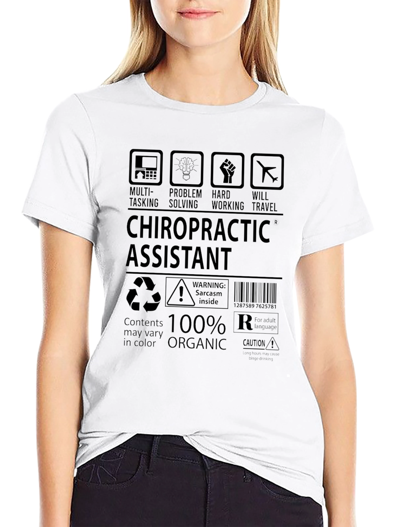 Chiropractic Assistant 100% Organic T-Shirt
