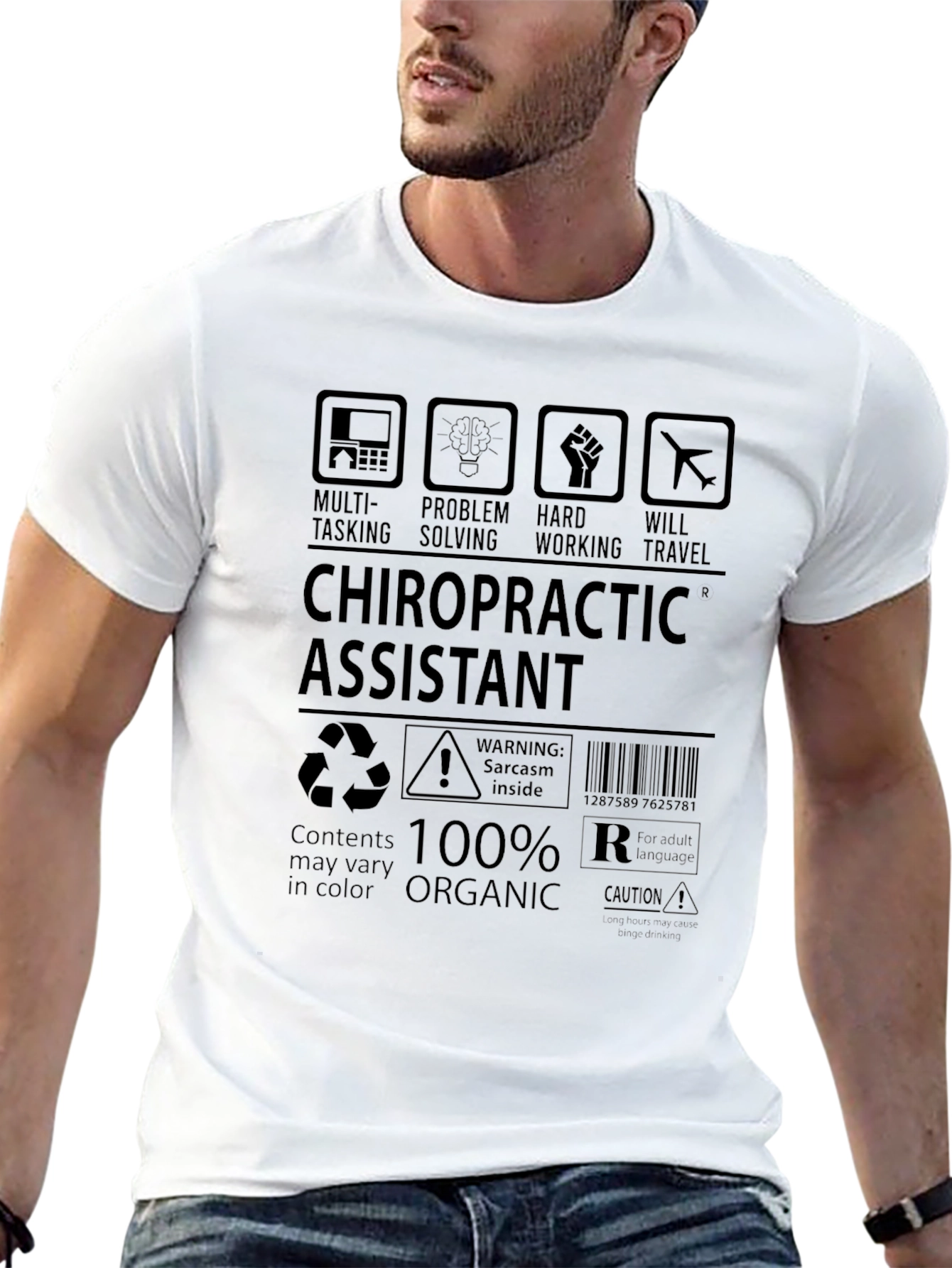 Chiropractic Assistant 100% Organic T-Shirt
