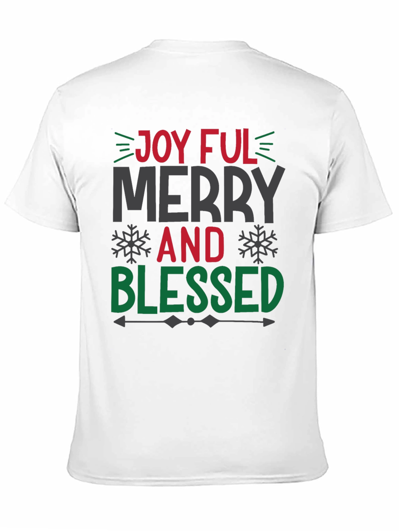 Joyful Merry & Blessed Holiday T-Shirt