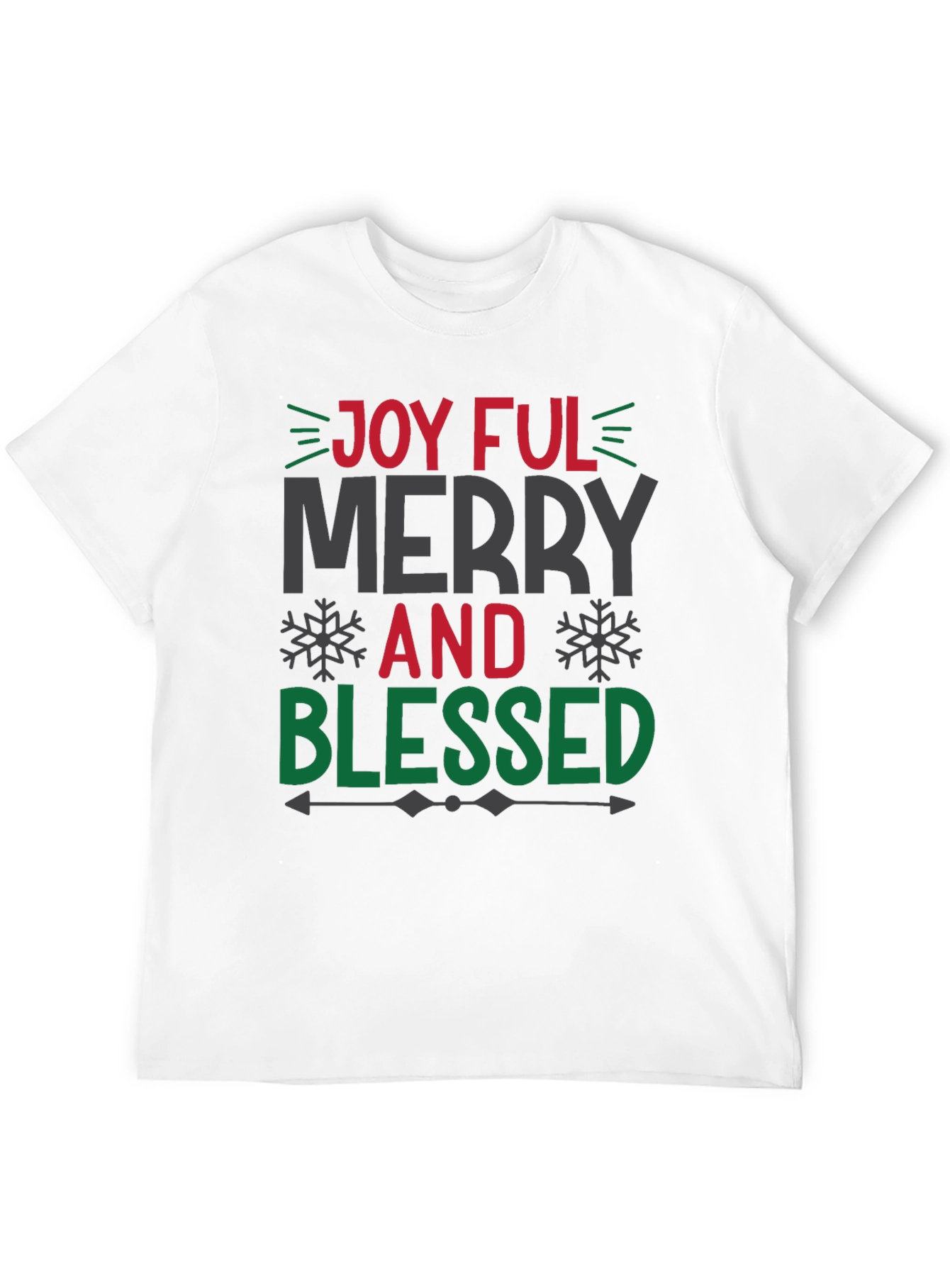 Joyful Merry & Blessed Holiday T-Shirt