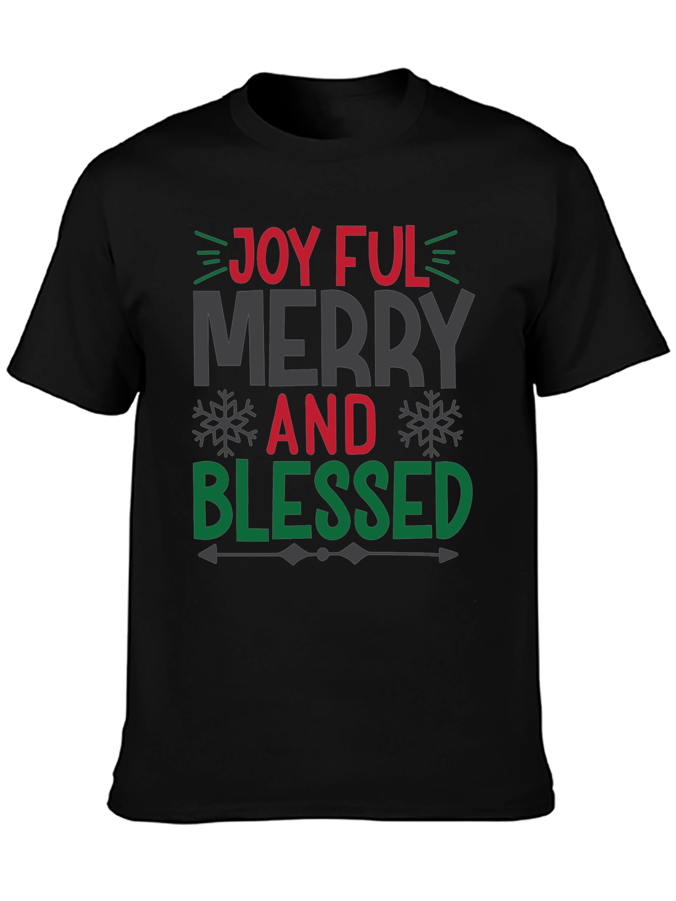 Joyful Merry & Blessed Holiday T-Shirt