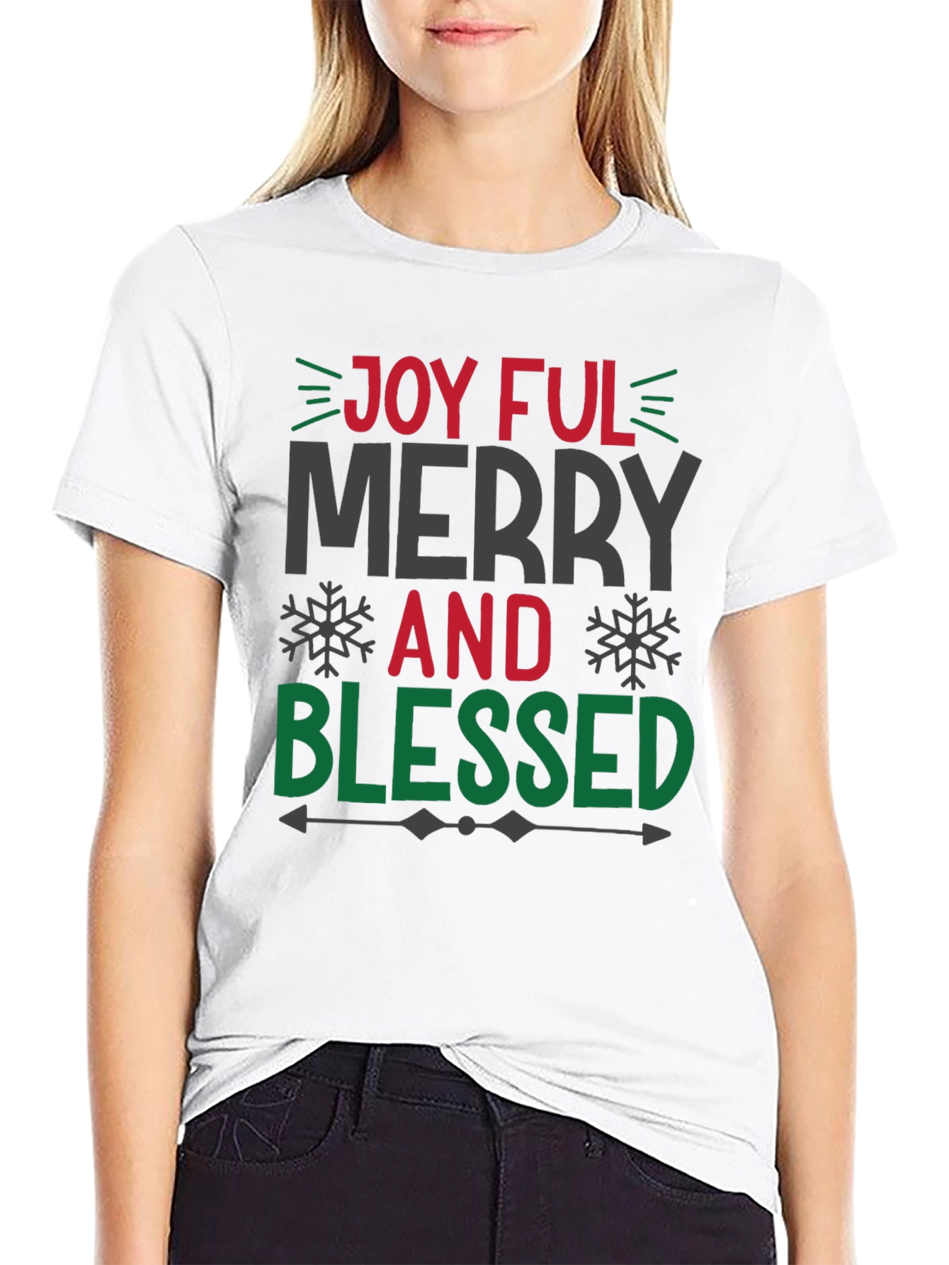 Joyful Merry & Blessed Holiday T-Shirt