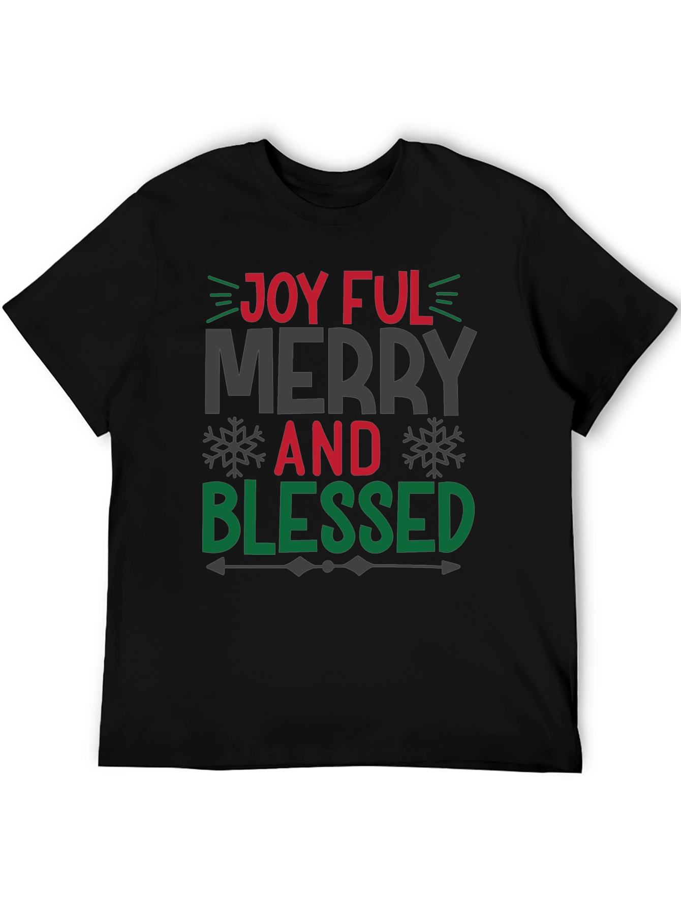 Joyful Merry & Blessed Holiday T-Shirt