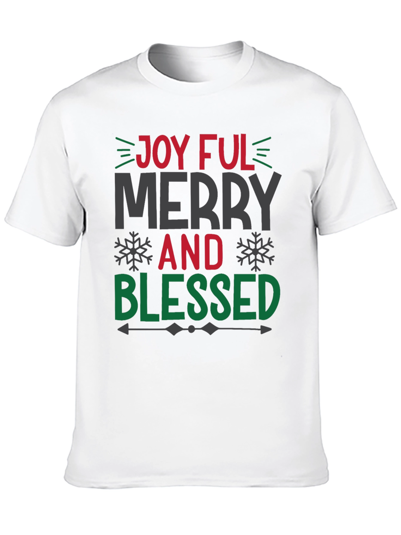 Joyful Merry & Blessed Holiday T-Shirt