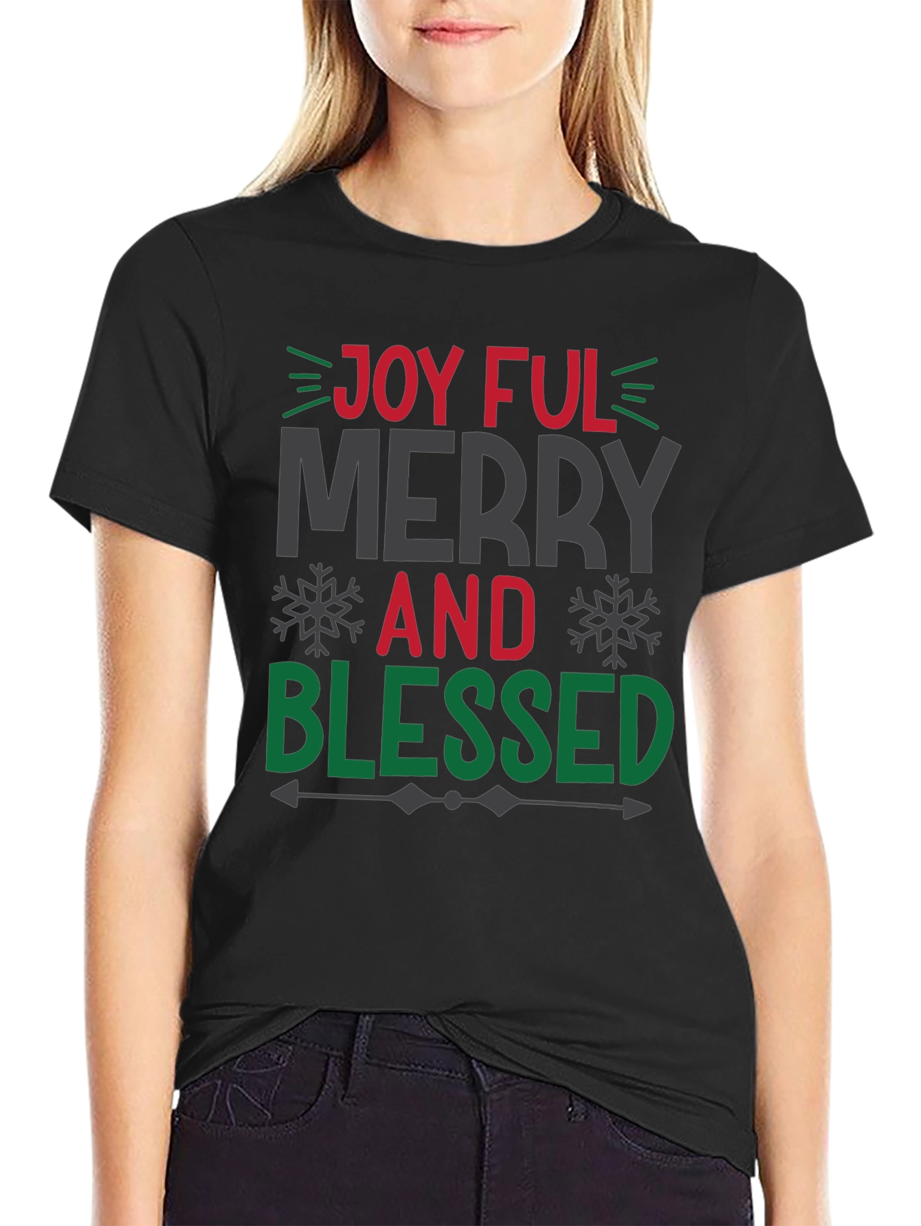 Joyful Merry & Blessed Holiday T-Shirt