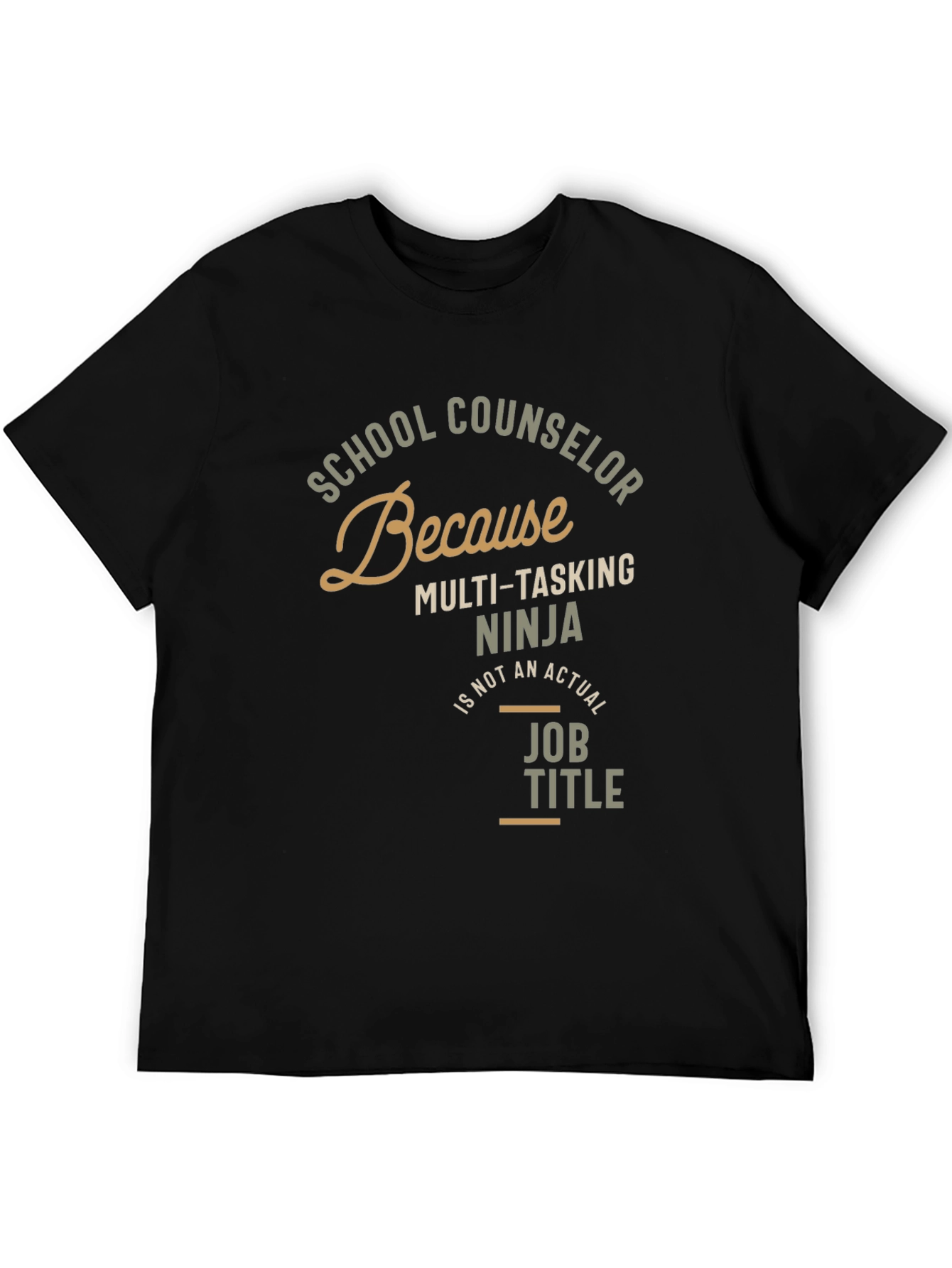 School Counselor Ninja T-Shirt