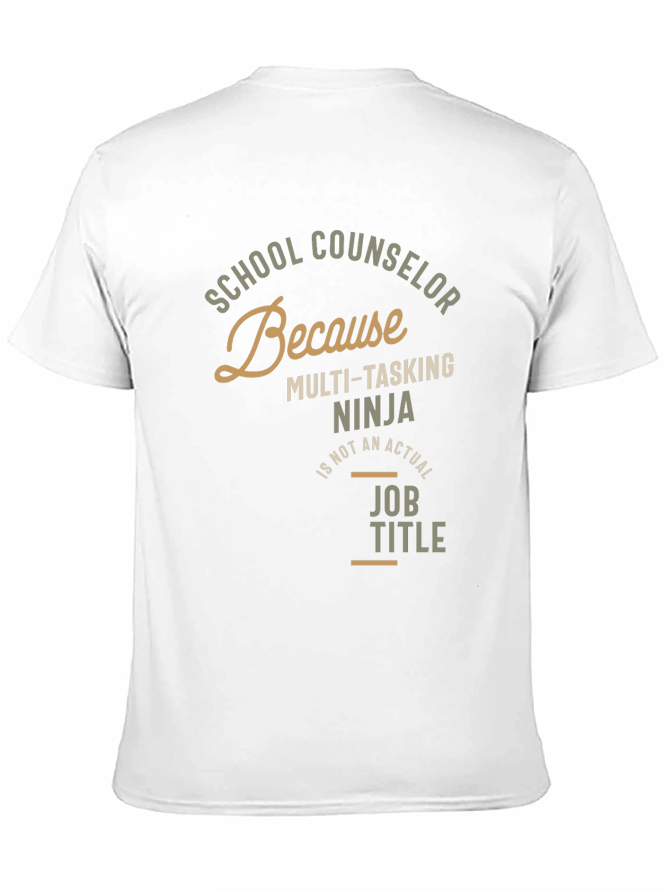 School Counselor Ninja T-Shirt
