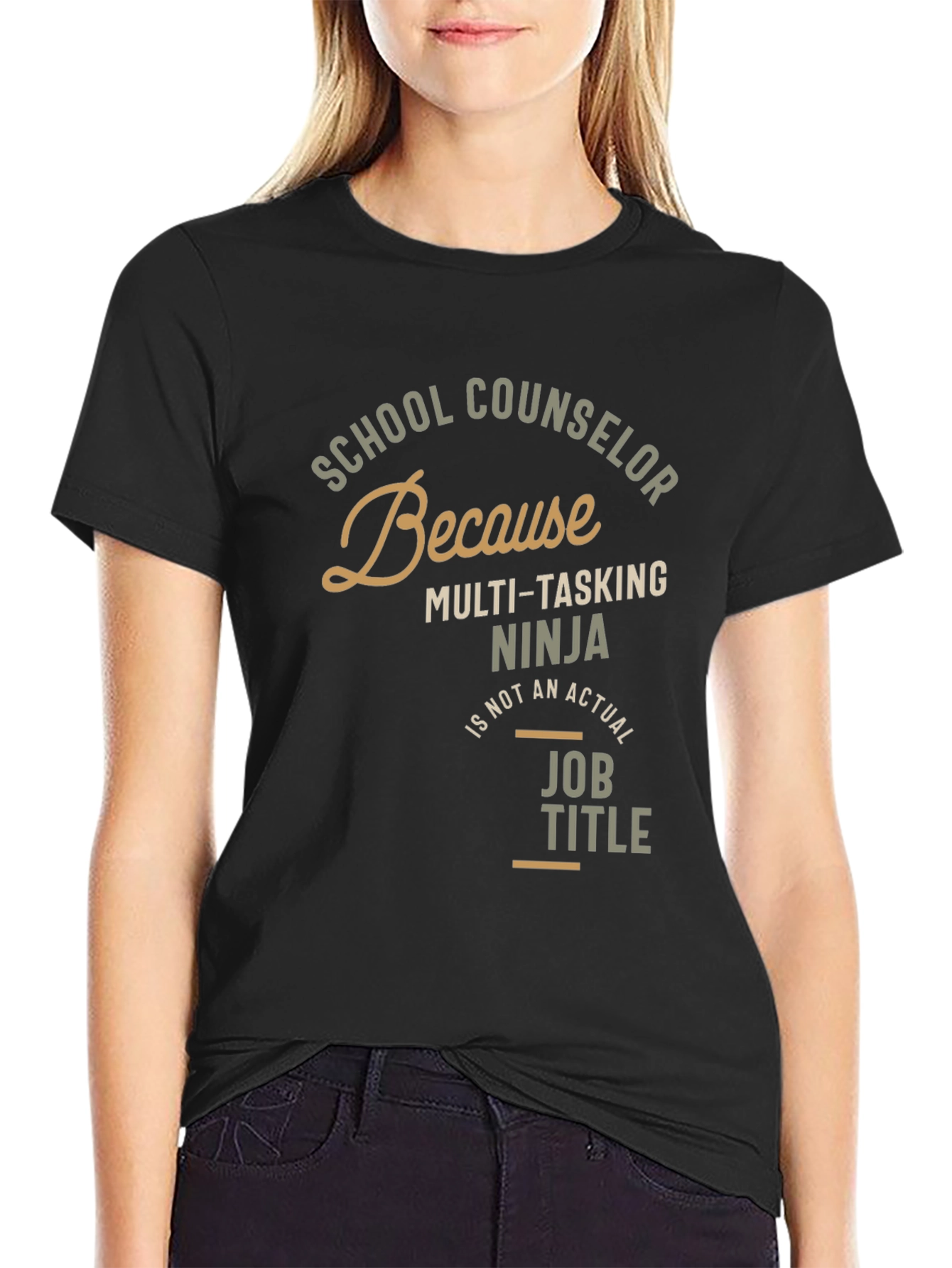 School Counselor Ninja T-Shirt