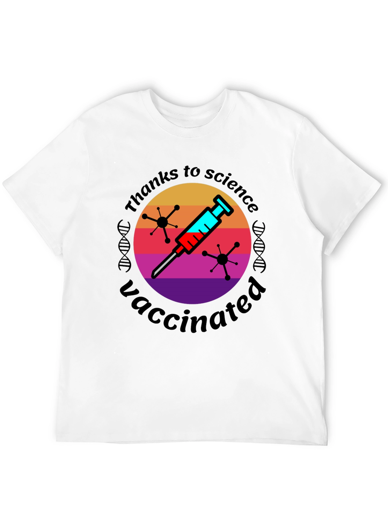 Thanks to Science Vaccinated Graphic Tee